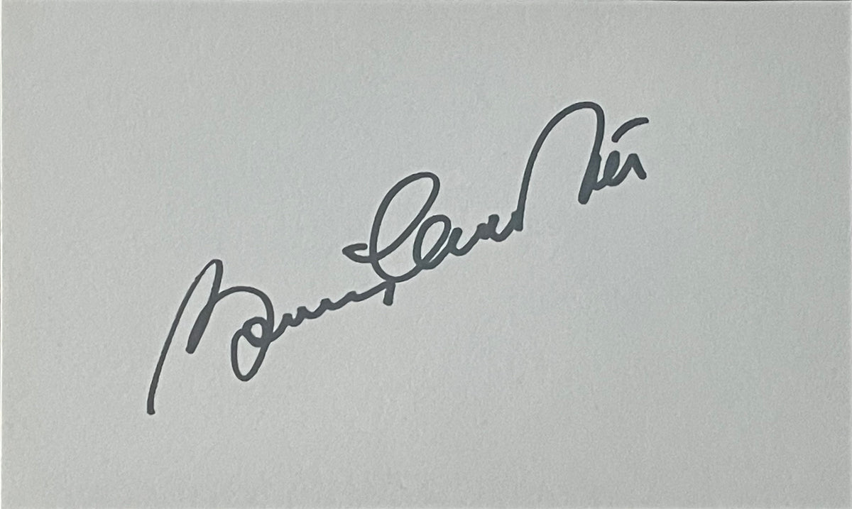 England 1966 World Cup Winner and Manchester United Legend Bobby Charlton Signed Card