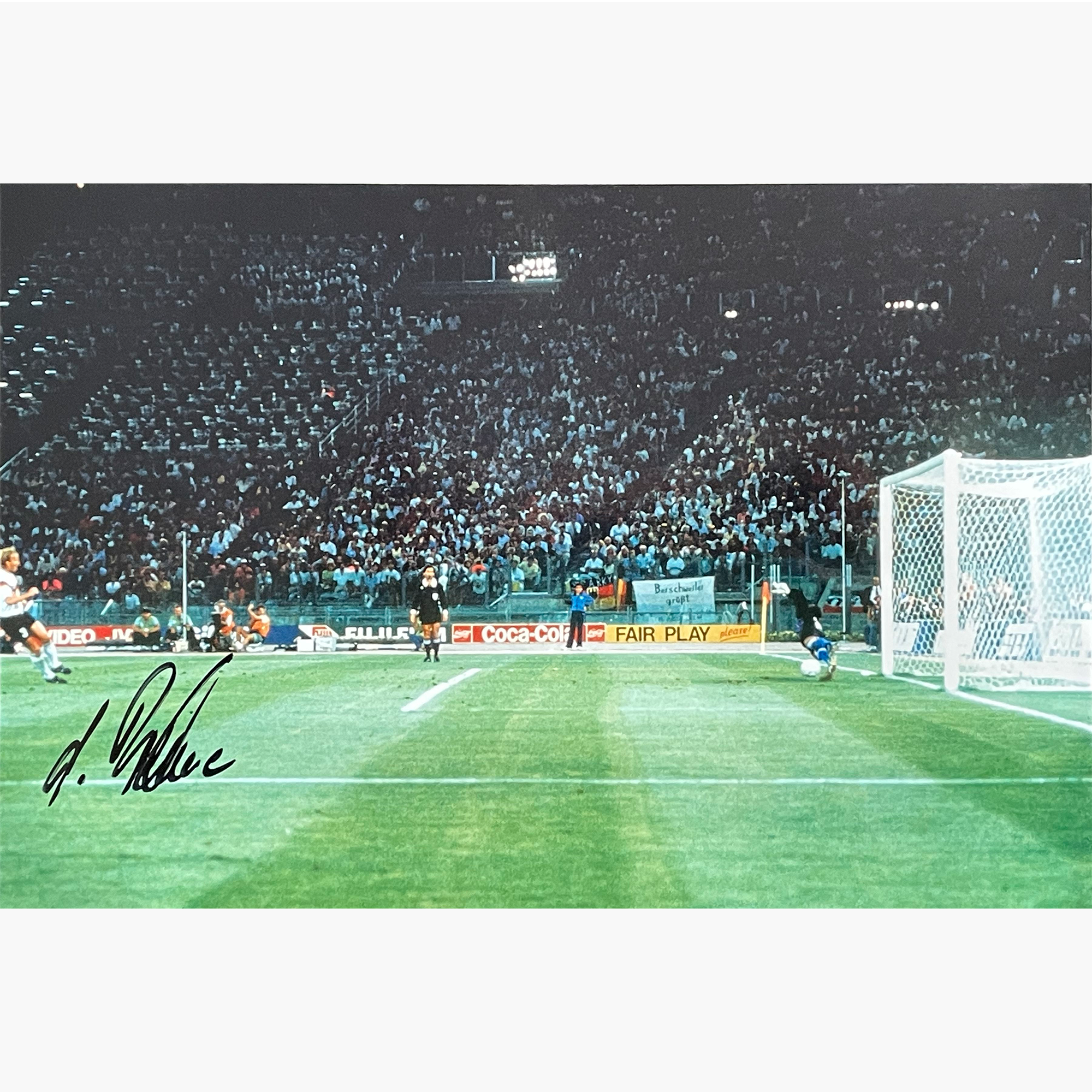 Andreas Brehme – Signed 30cm x 20cm Colour Action Photo