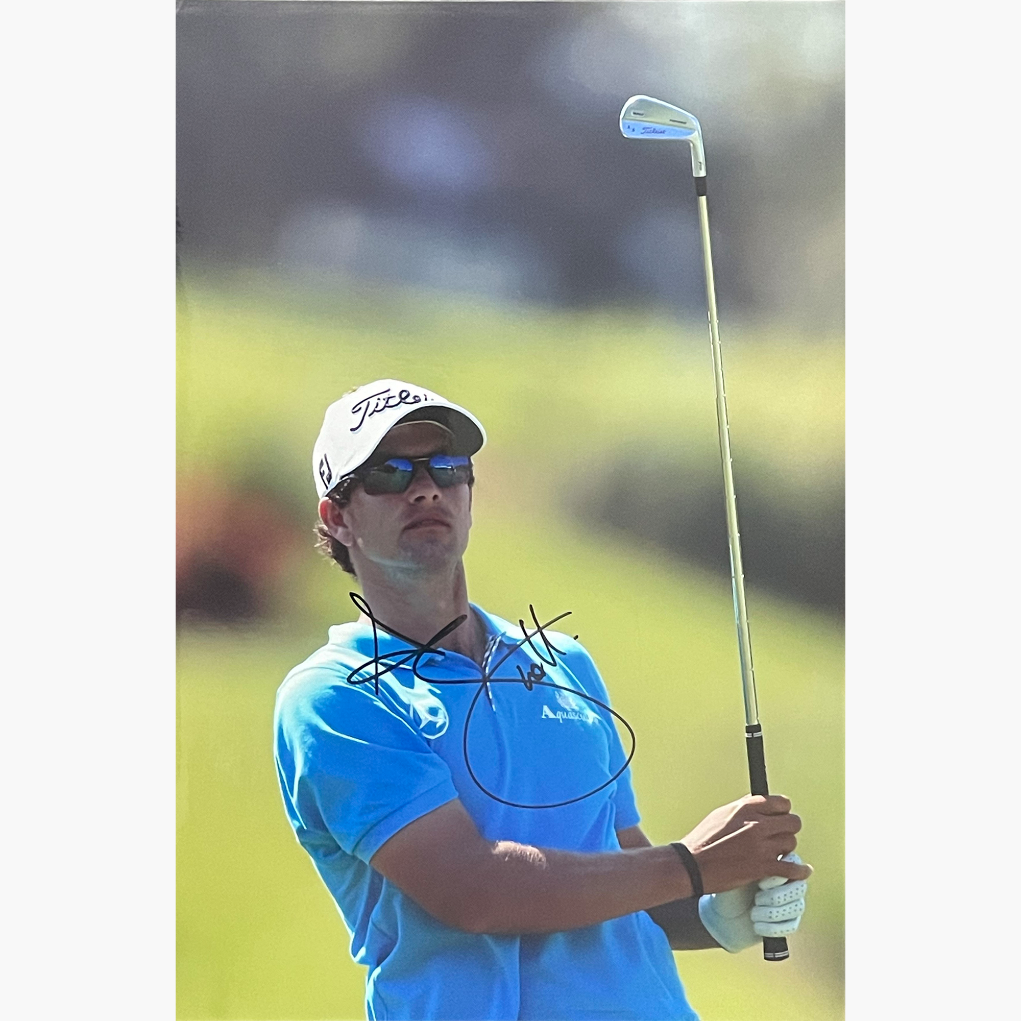 Adam Scott - Signed 30cm x 20cm Colour Action Photo