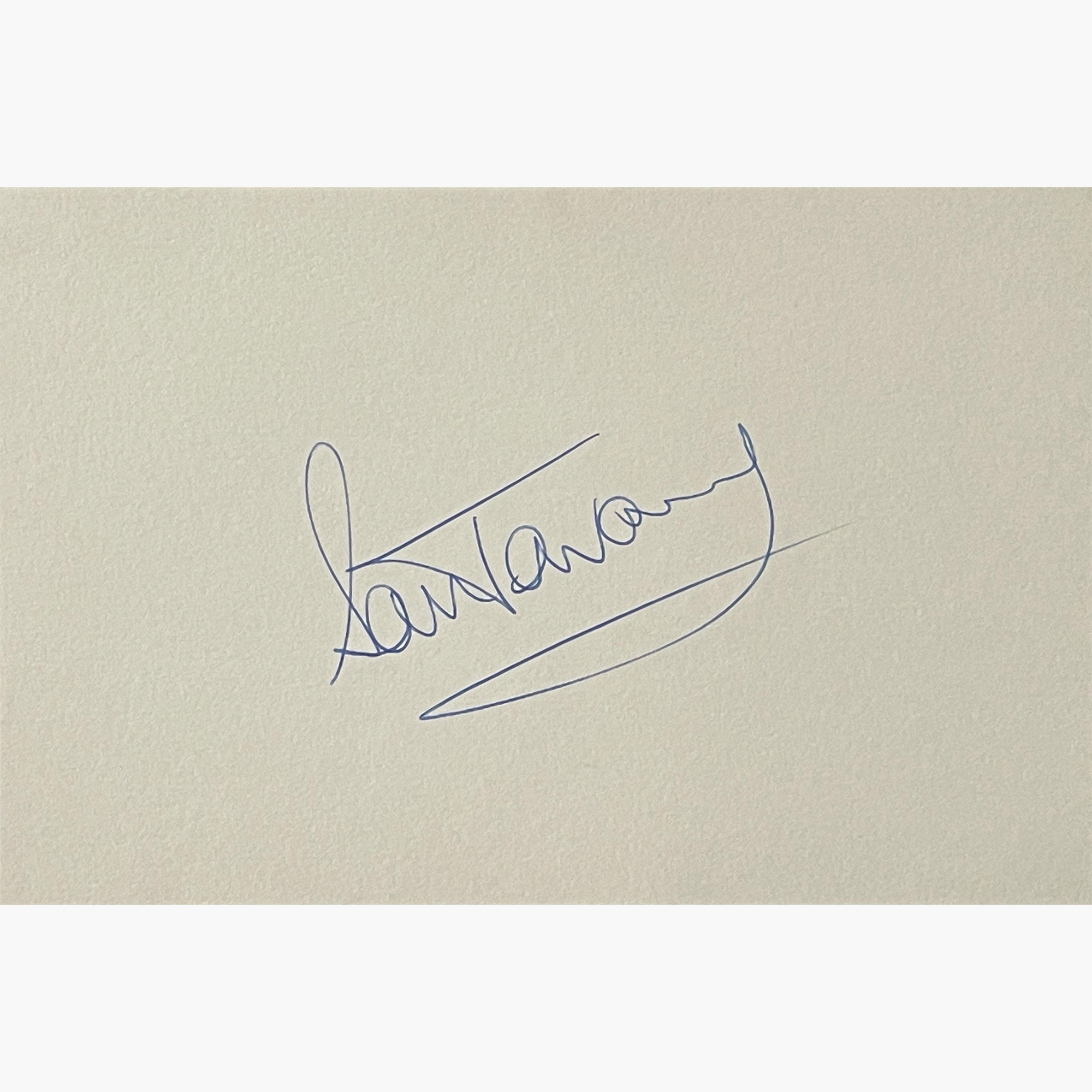Sam Torrance – Signed 15.3cm x 10cm Plain White Card