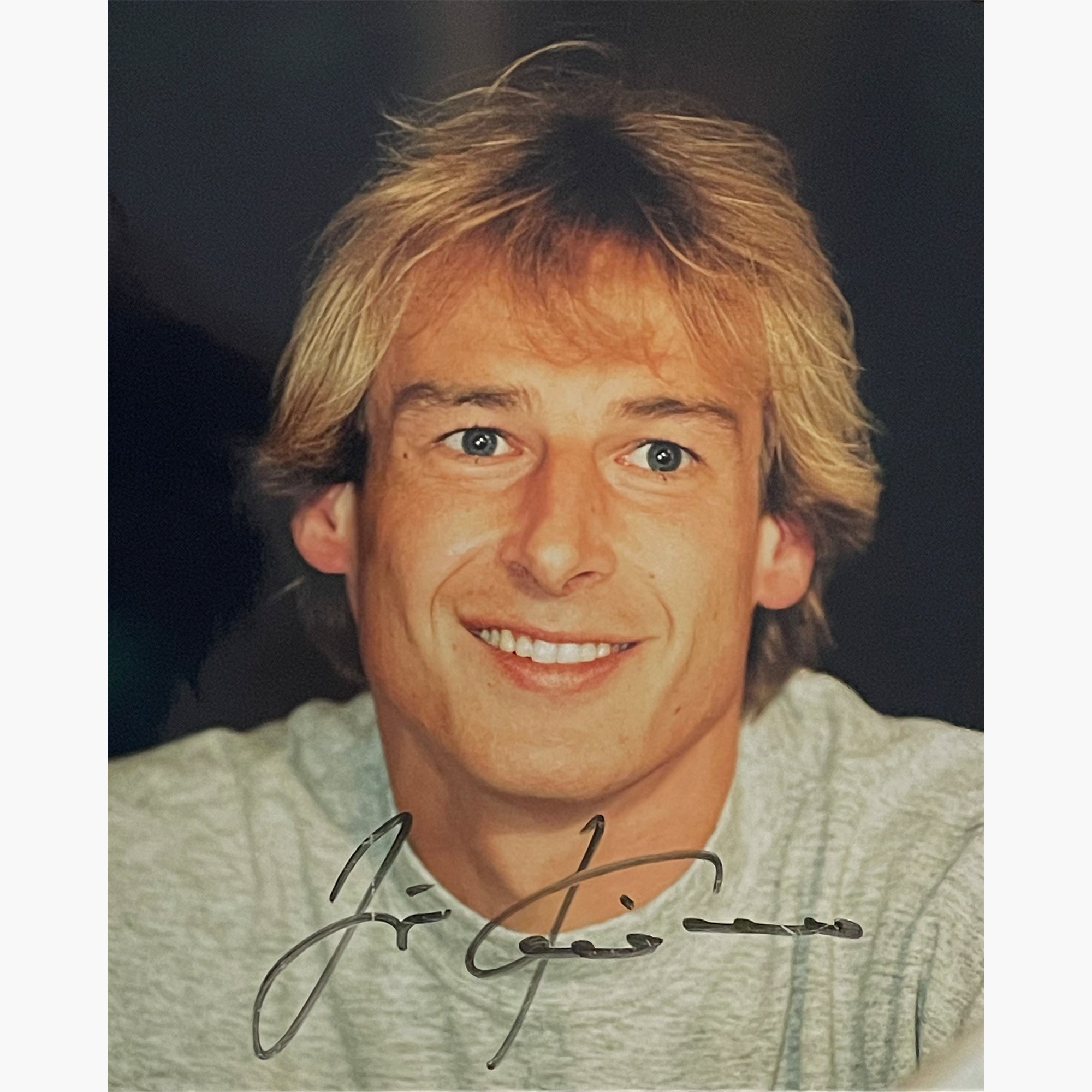 Jurgen Klinsmann – Signed 25cm x 20cm Colour Photo