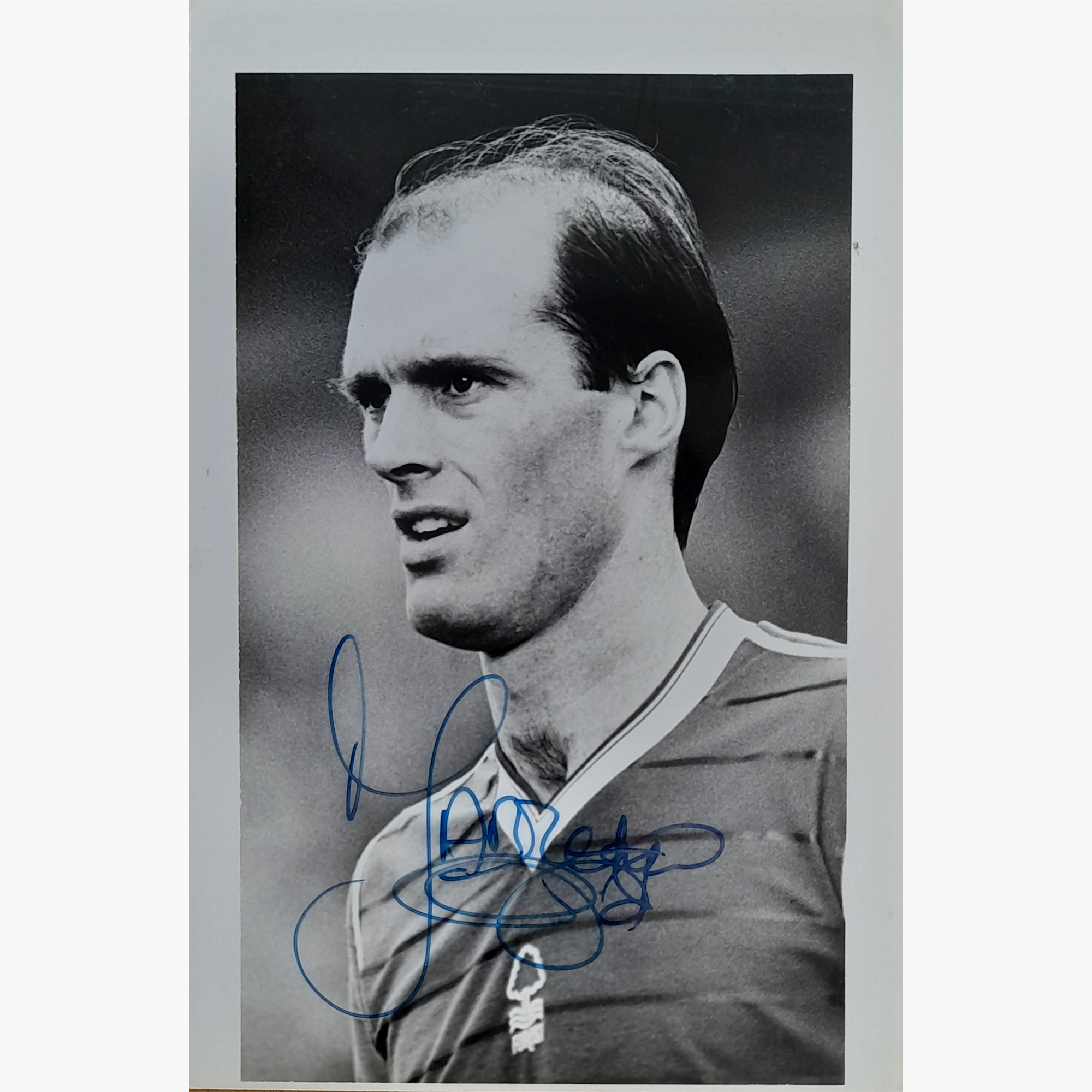 Johnny Metgod – Signed 16.5cm x 11cm Black & White Photo