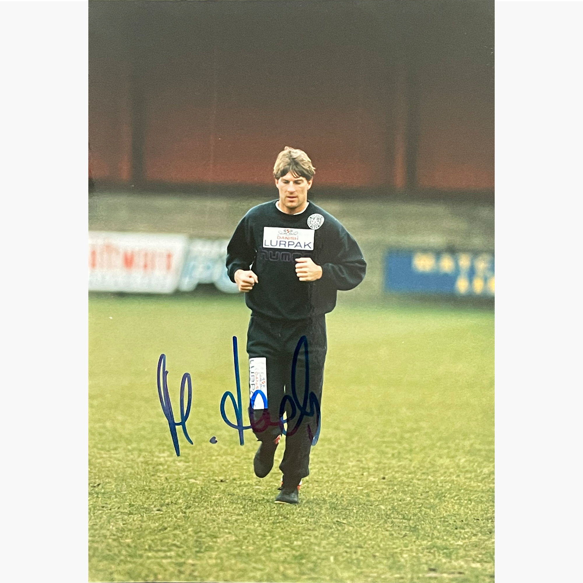 Michael Laudrup – Signed 20cm x 14cm Colour Action Photo