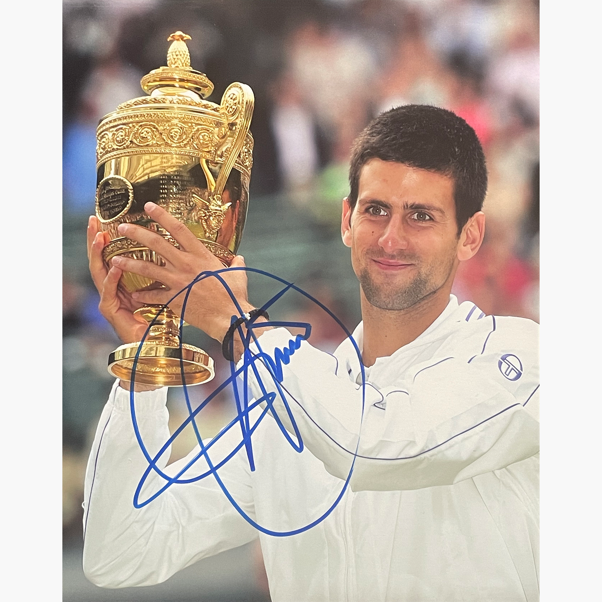 Novak Djokovic – Signed 25.4cm x 20.3cm Colour Photo