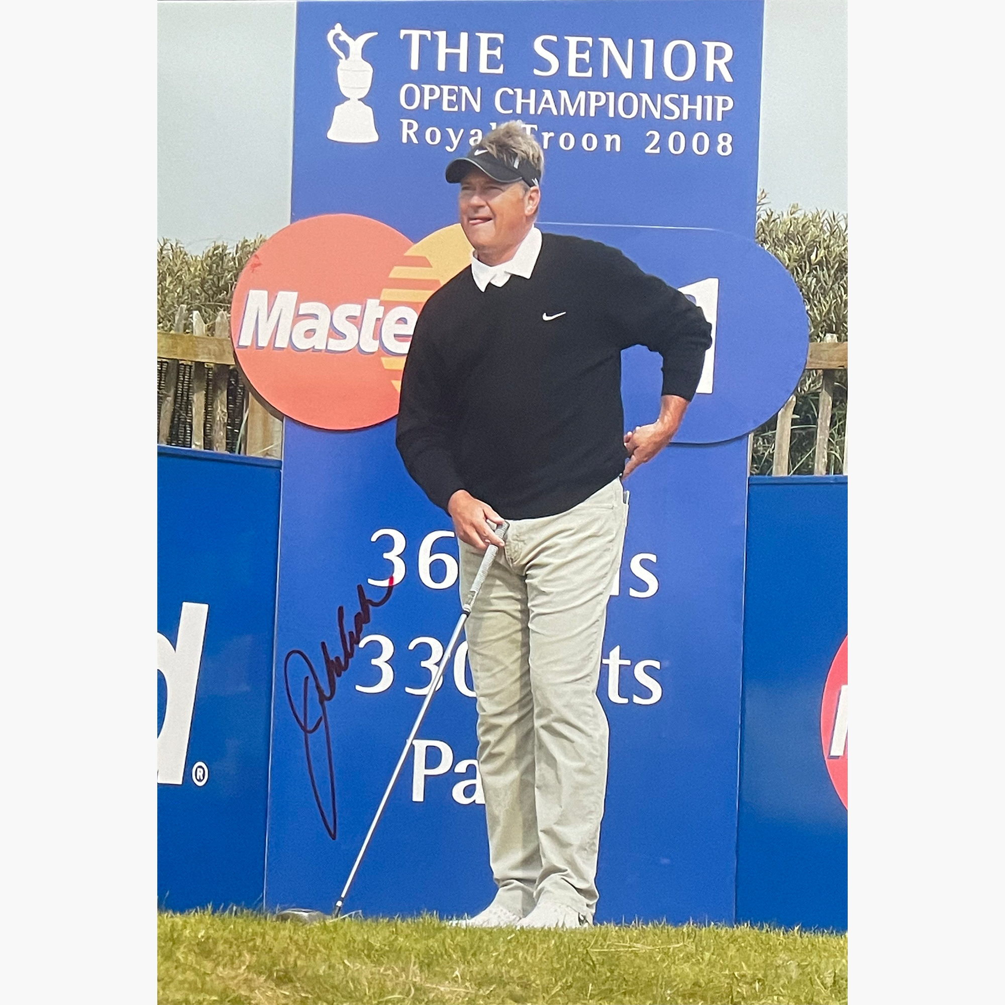 John Cook - Signed 29.5cm x 20cm Colour Action Photo