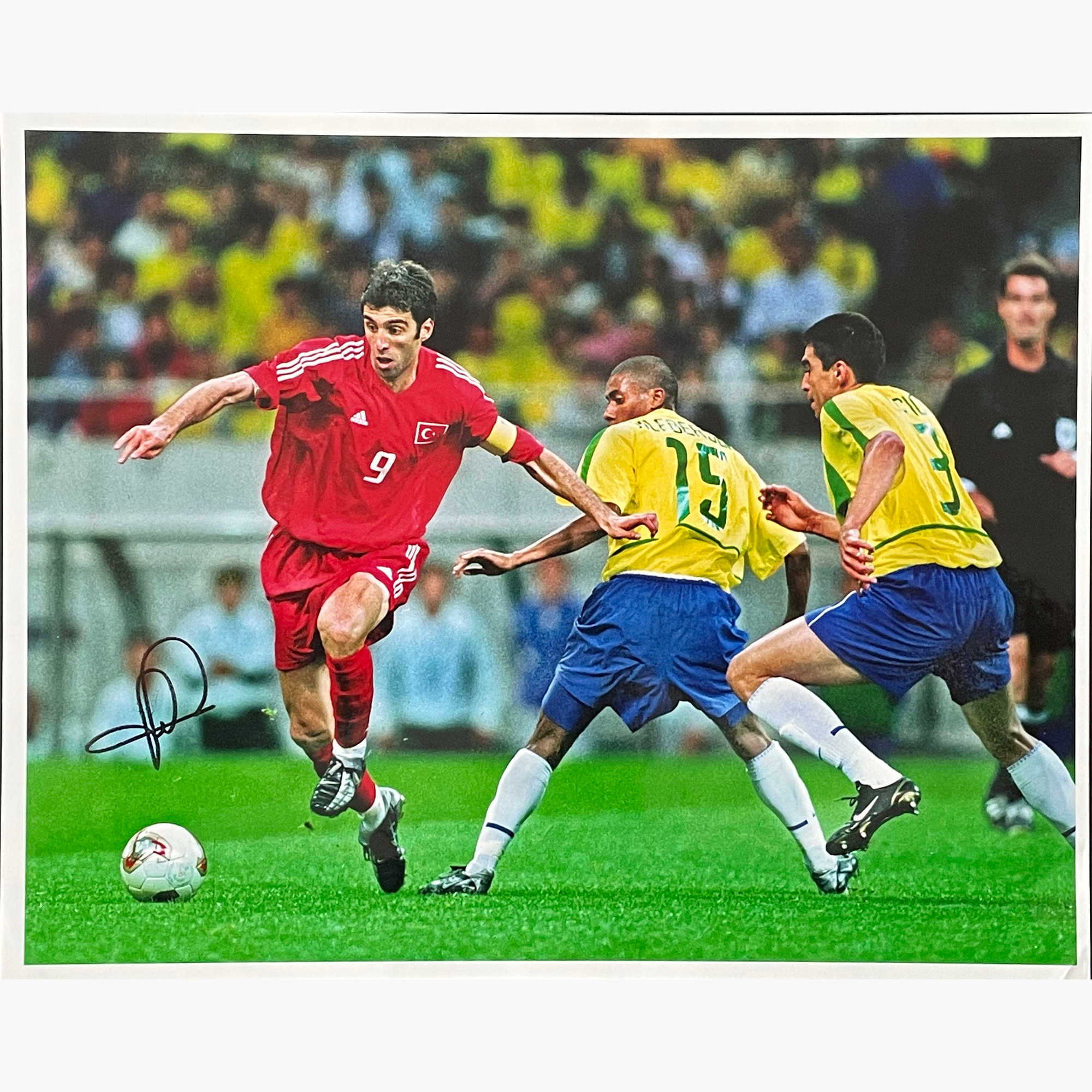 Hakan Suker – Signed 25cm x 20cm Colour Action Photo