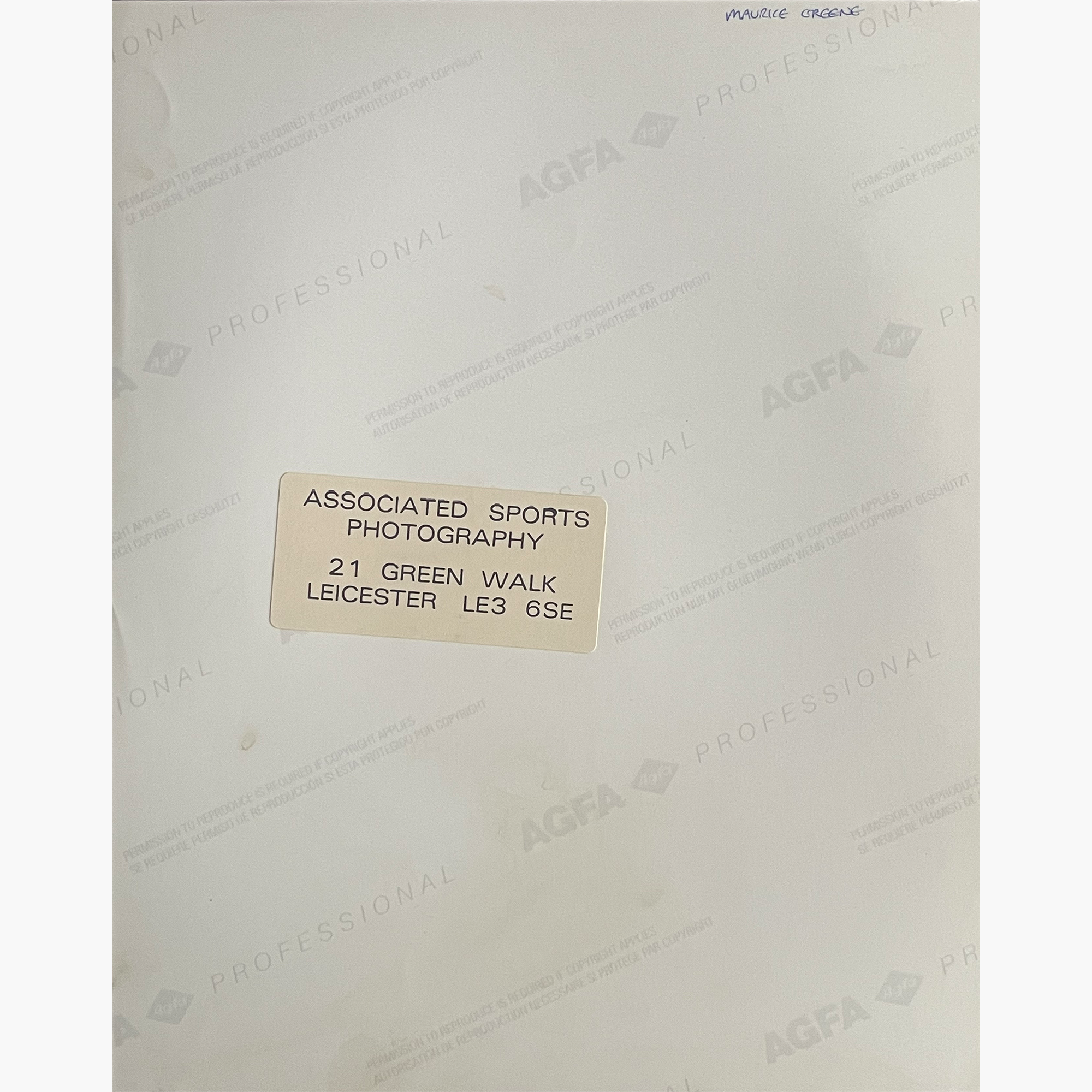 Maurice Greene – Signed 25.3cm x 19cm Colour Press Photo