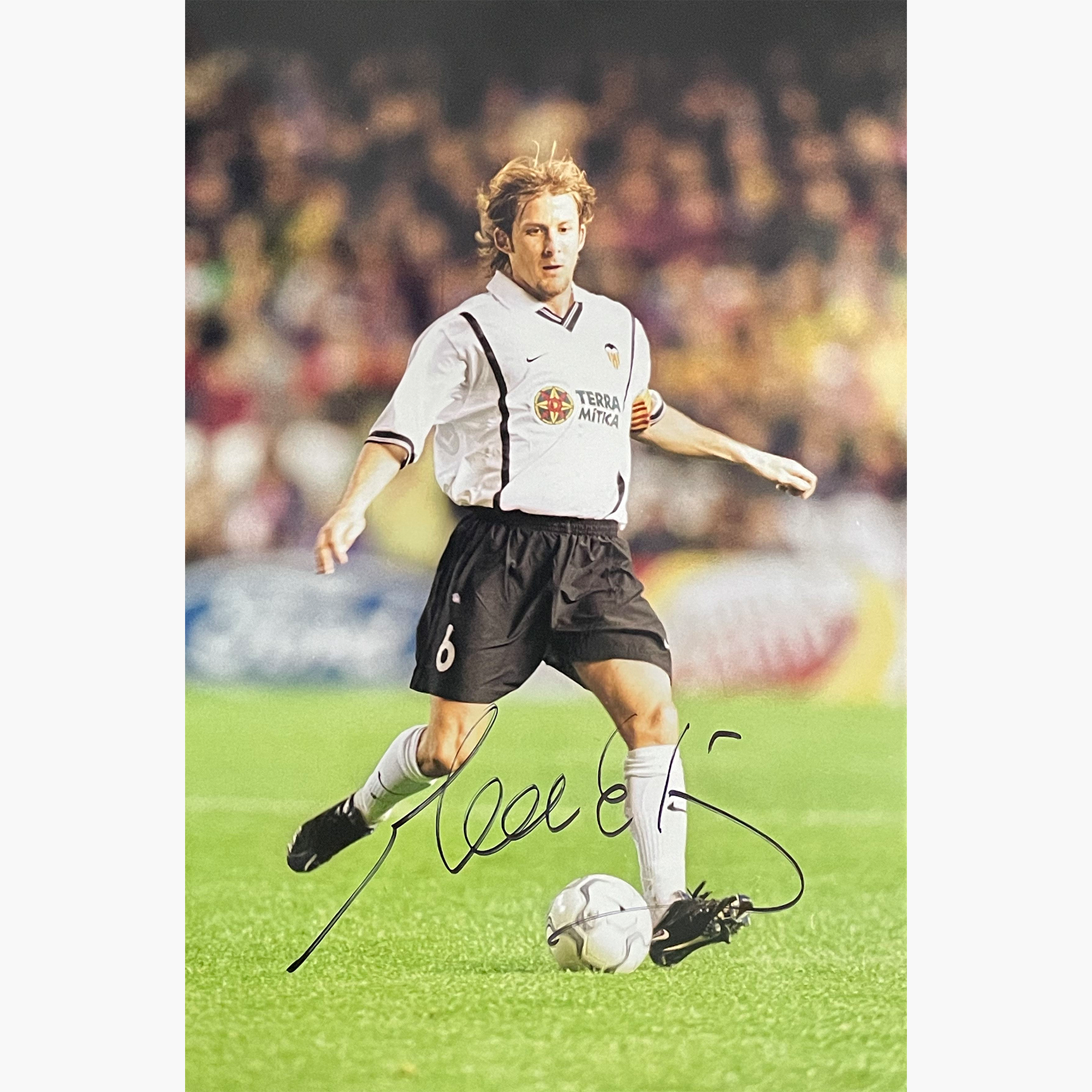 Gaizka Mendieta – Signed 30cm x 20cm Colour Action Photo