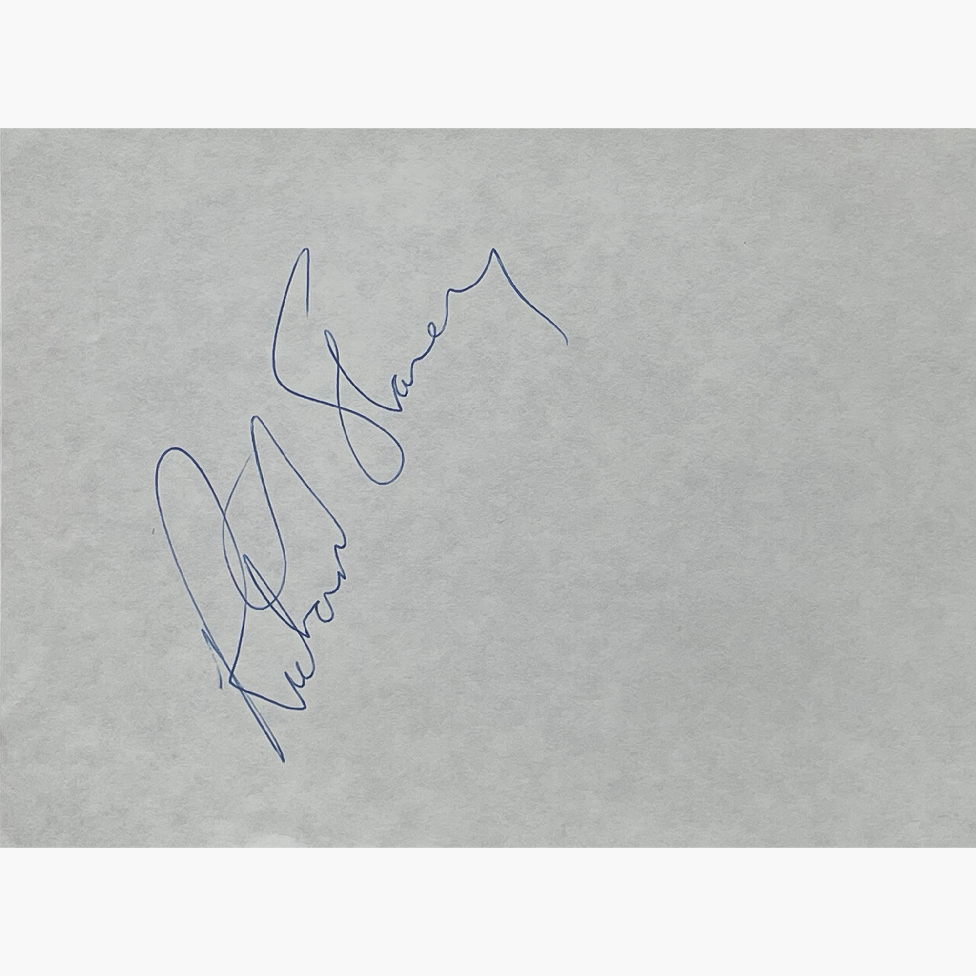 Richard Slaney – Signed 15cm x 12cm Slip Of Paper