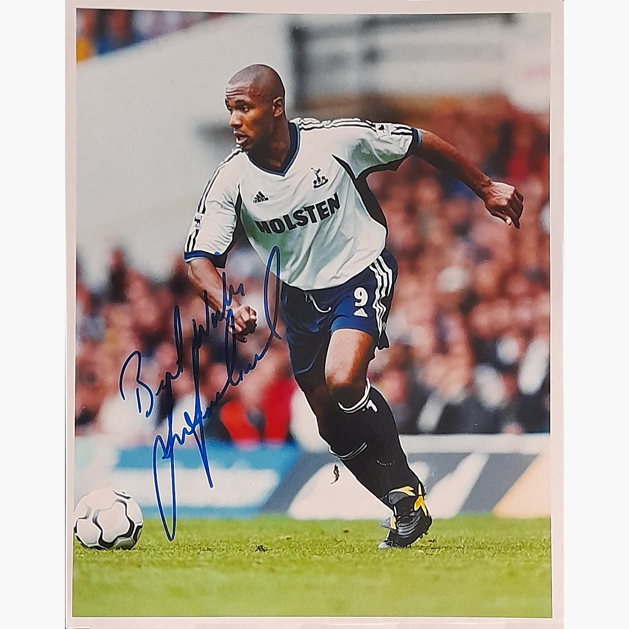 Les Ferdinand – Signed 25.5cm x 20cm Colour Action Photo