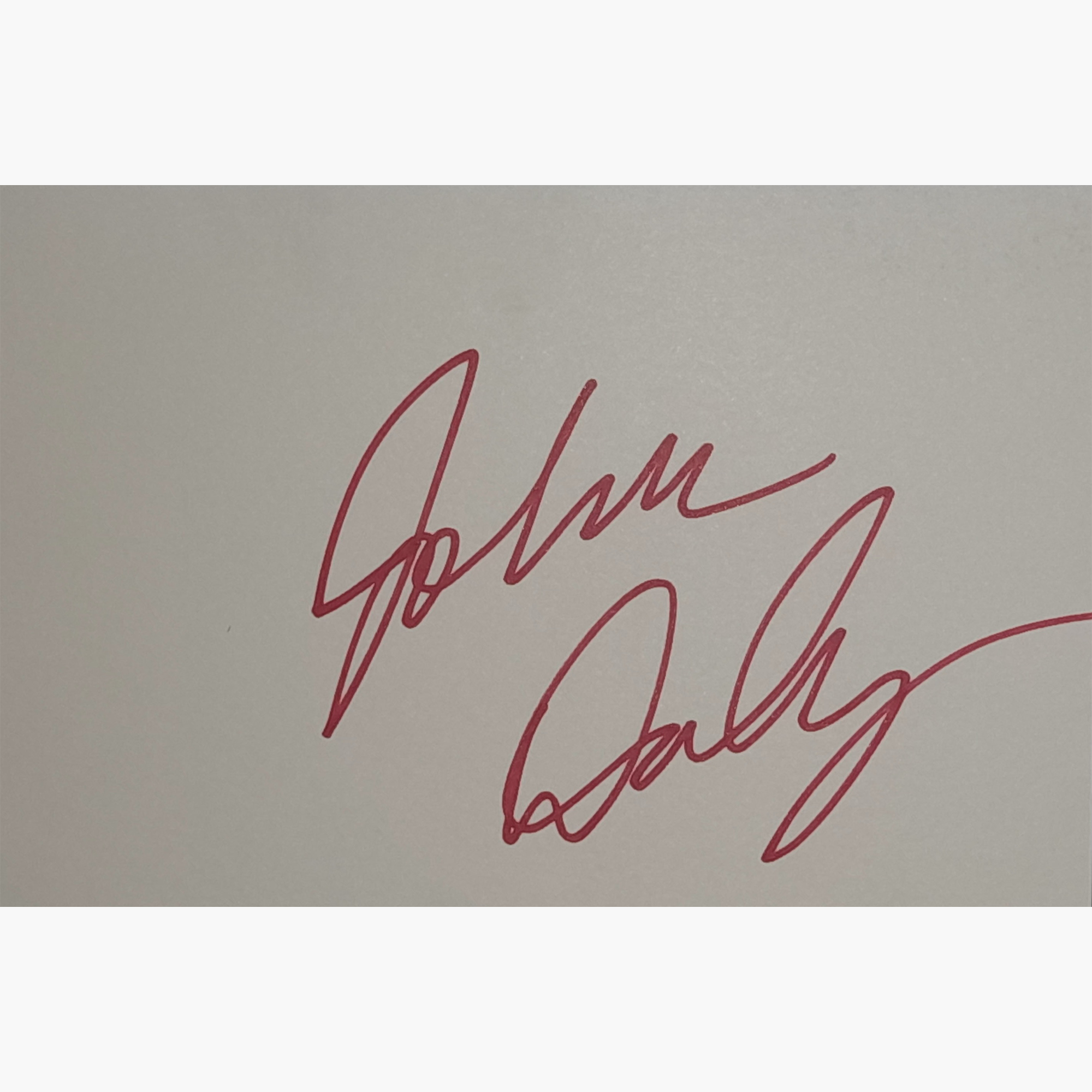 John Daly – Signed 15.2cm x 10.2cm Plain White Card
