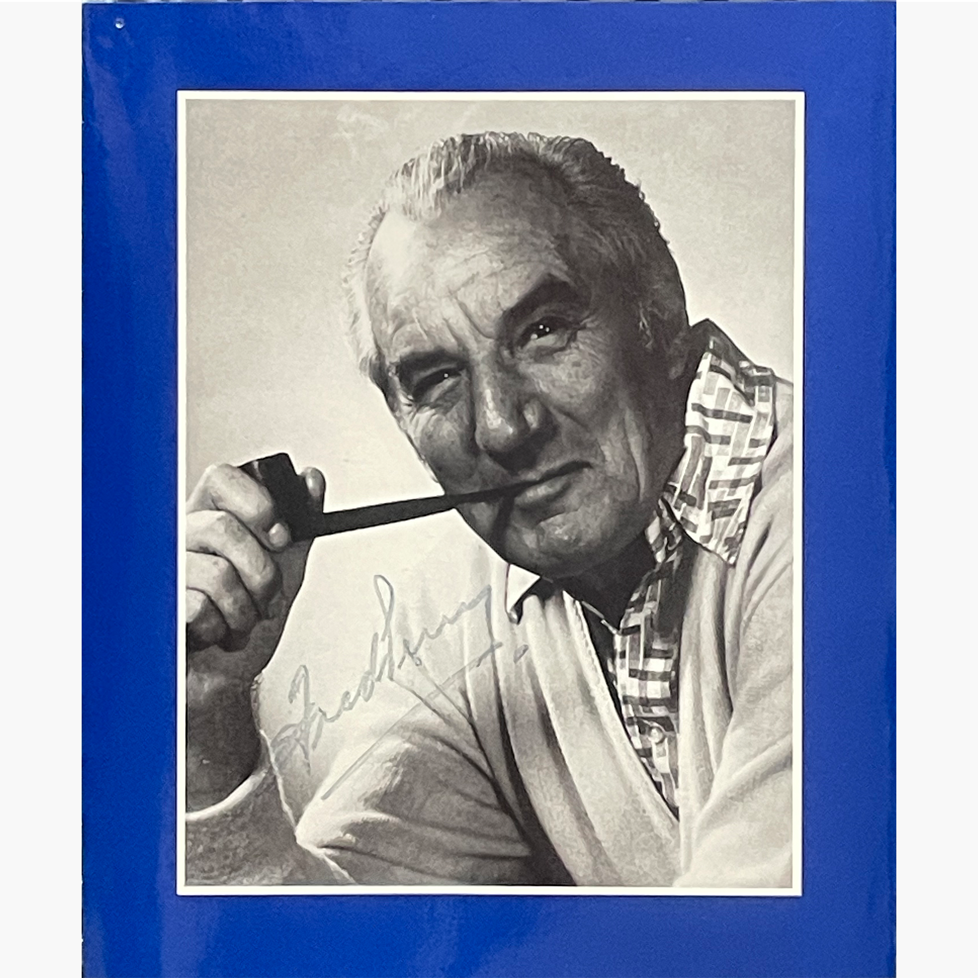 Fred Perry - Signed 19.5cm x 16cm Black & White Magazine Picture