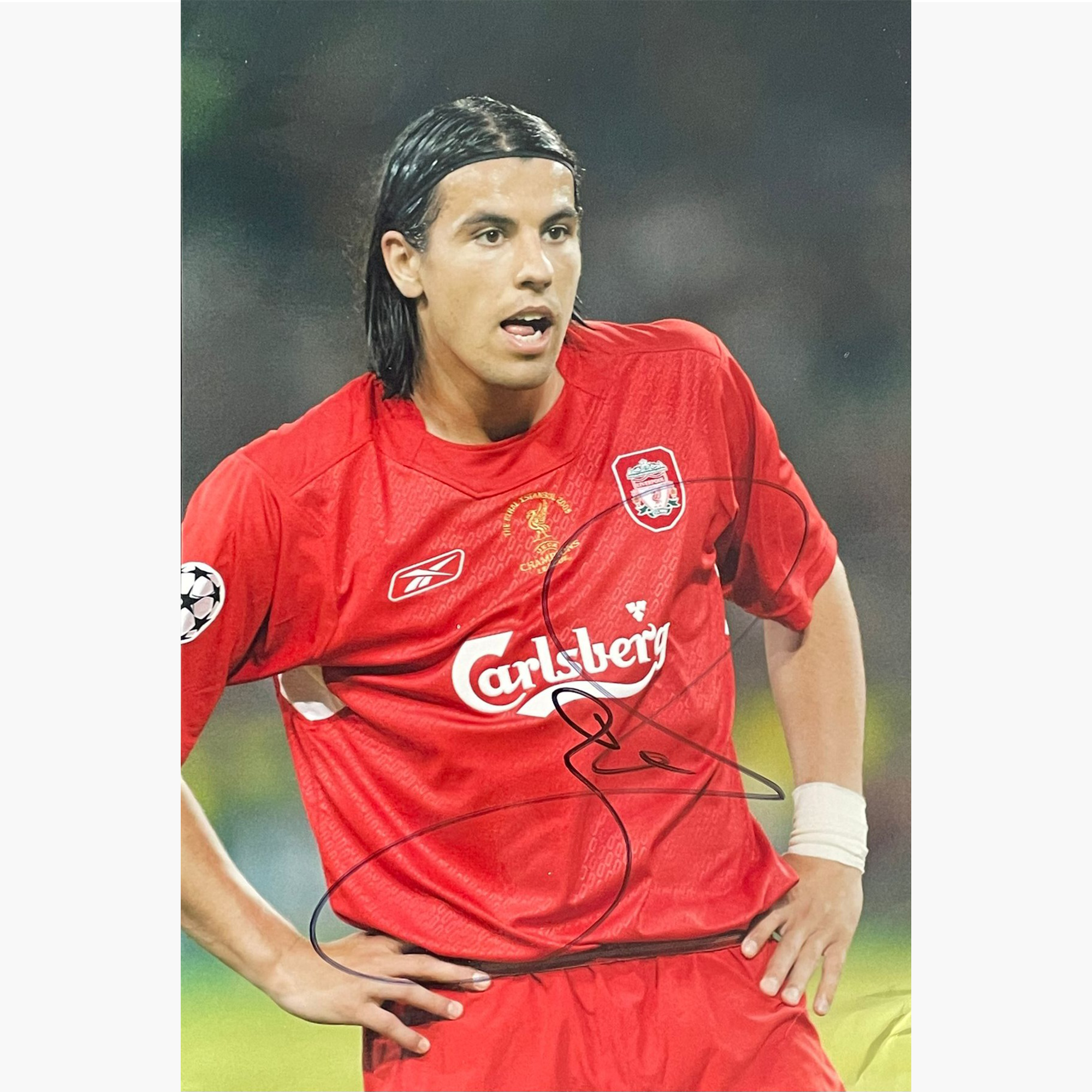 Milan Baros – Signed 30cm x 20cm Colour Action Photo