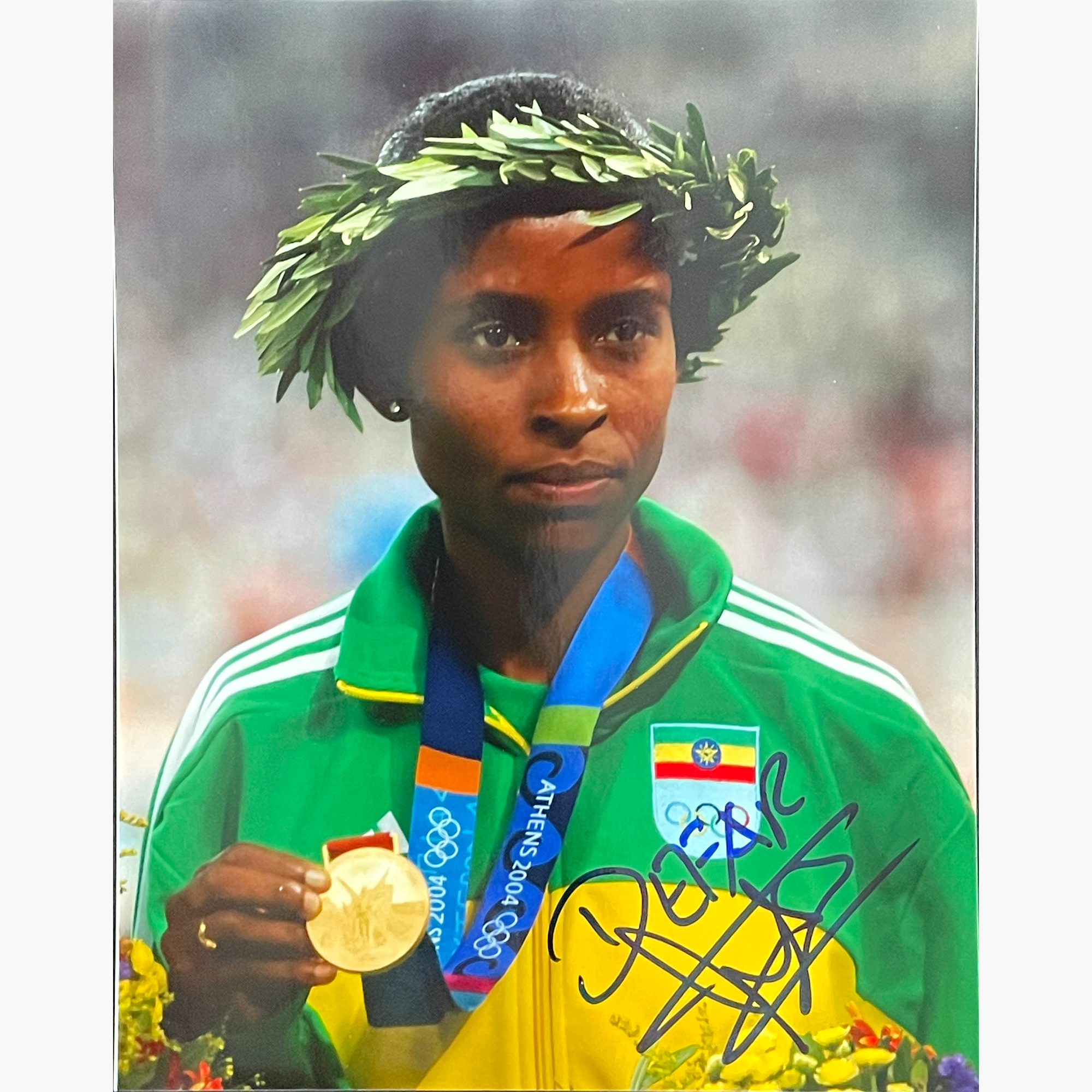 Meseret Defar – Signed 19cm x 15cm Colour Photo