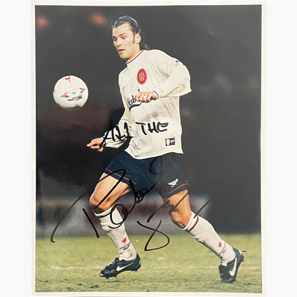 Patrick Berger – Signed 25cm x 20cm Colour Action Press Photo