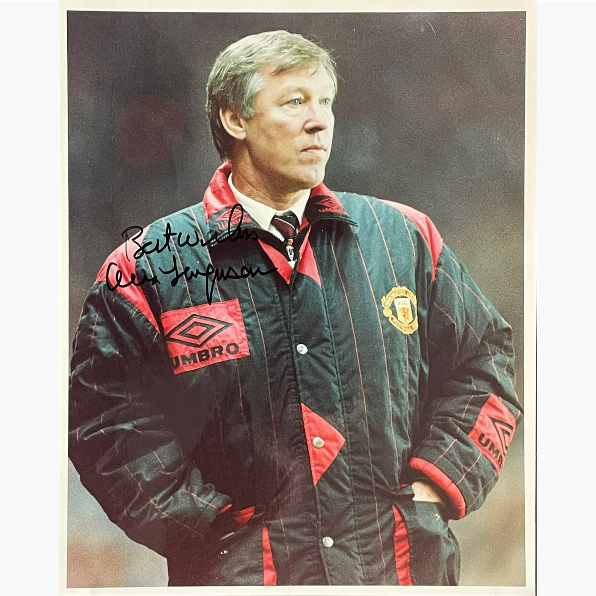 Alex Ferguson – Signed 10" x 8" Colour Press Photo