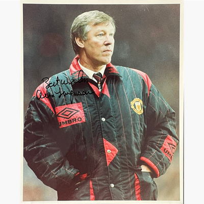 Alex Ferguson – Signed 10" x 8" Colour Press Photo