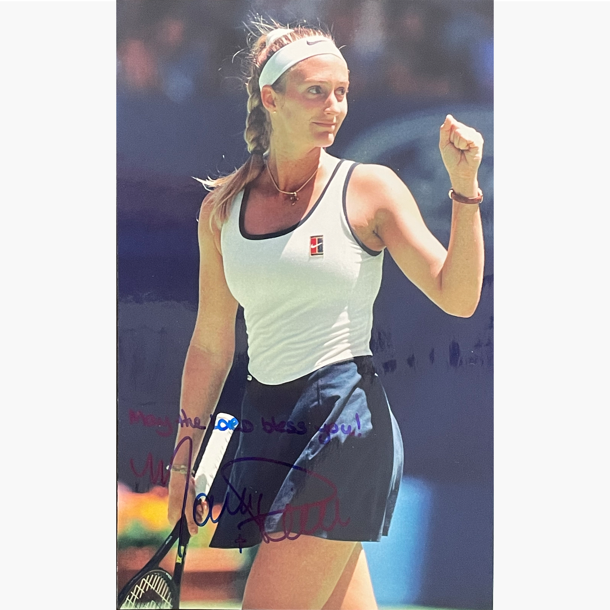 Mary Pierce- Signed 20.5cm x 12.7cm Colour Photo