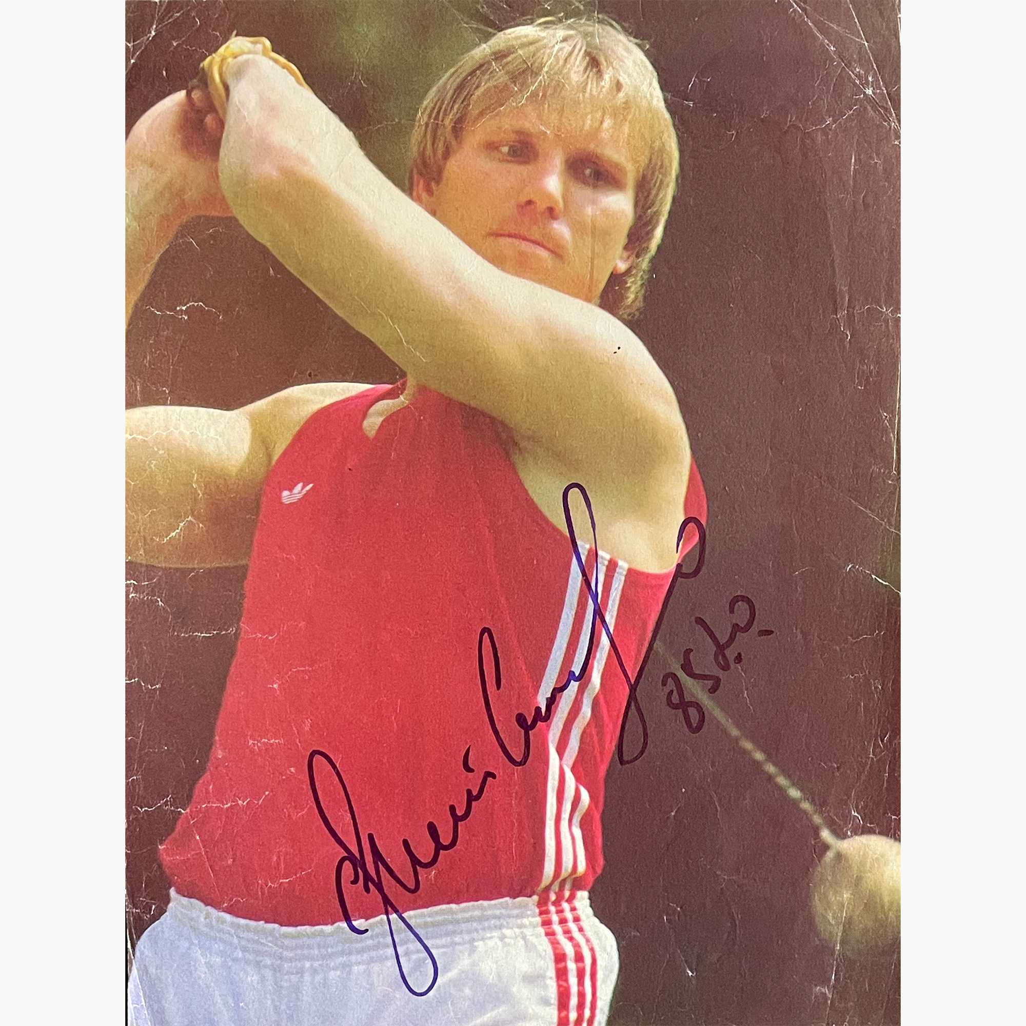 Sergey Litvinov – Signed 23.5cm x 17.7cm Colour Action Magazine Picture
