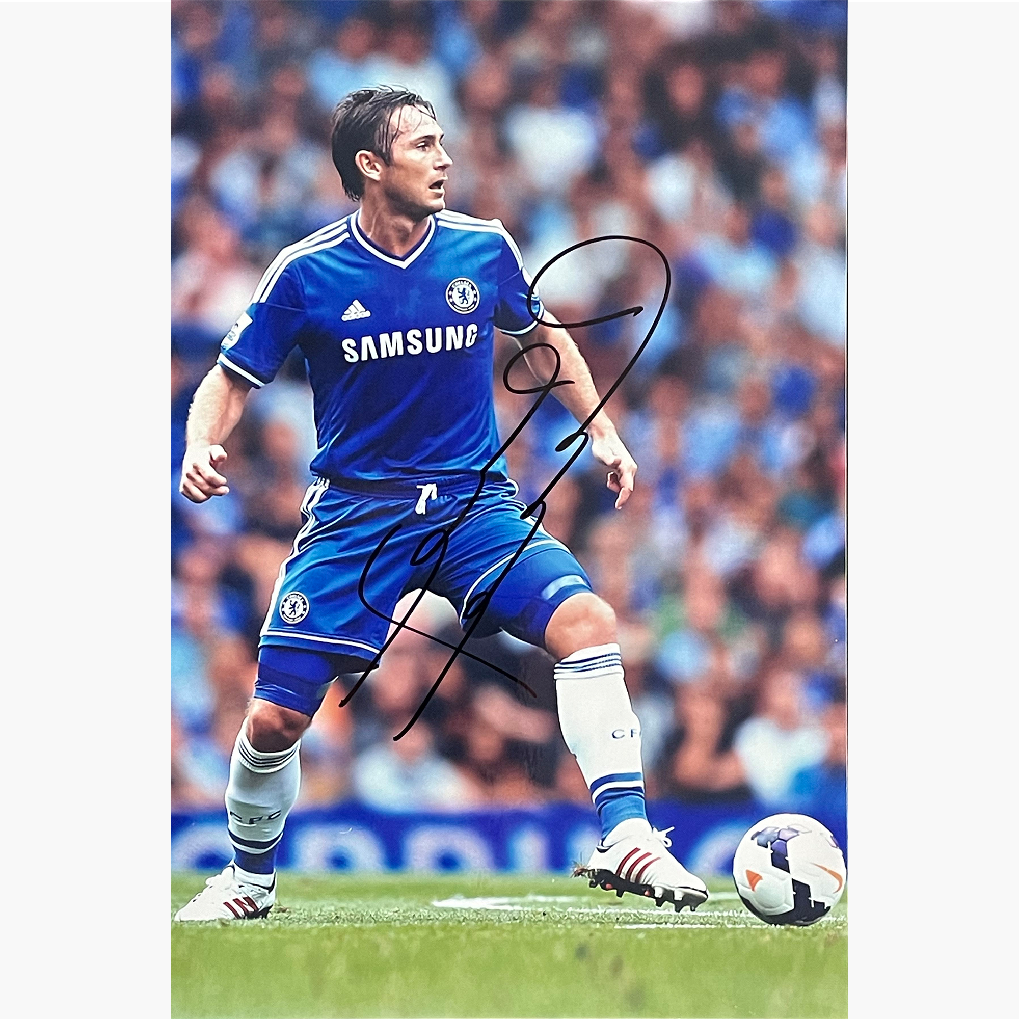 Frank Lampard – Signed 30cm x 20cm Colour Action Photo