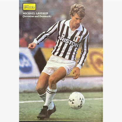 Michael Laudrup – Signed 30cm x 20.5cm Colour Magazine Picture