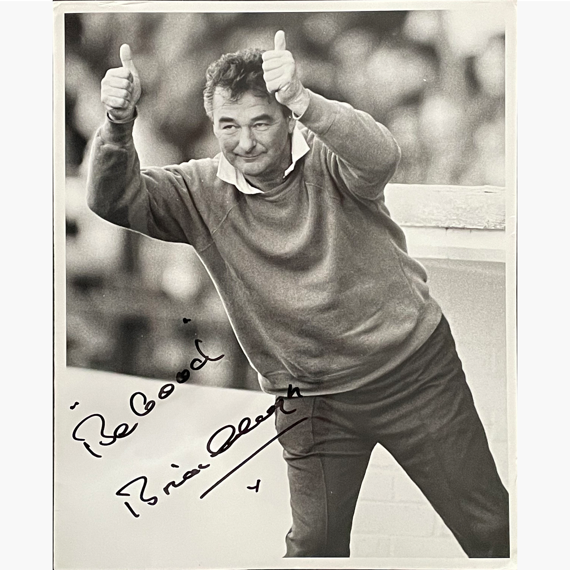 Brian Clough – Signed 10" x 8" Black & White Press Photo