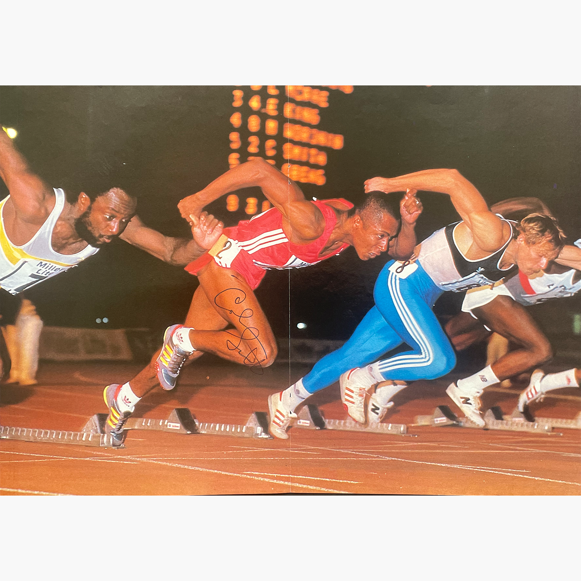 Calvin Smith – Signed 42cm x 30cm Colour Action Magazine Centrefold Picture