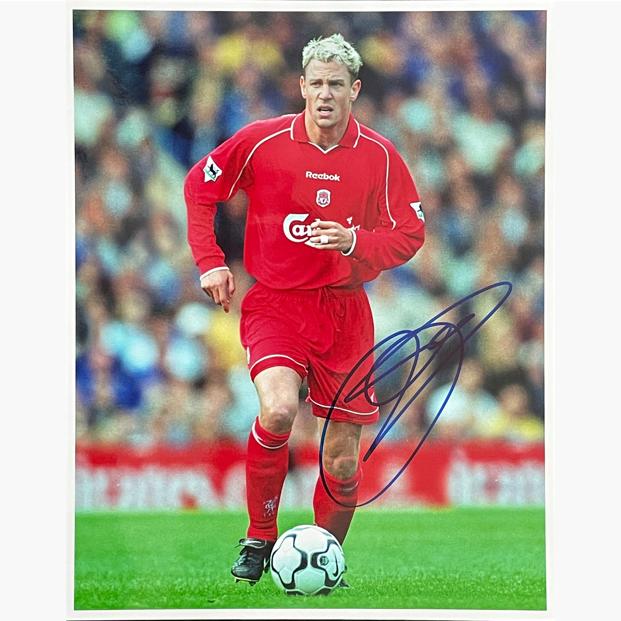 Stephane Henchoz – Signed 25cm x 20cm Colour Action Photo