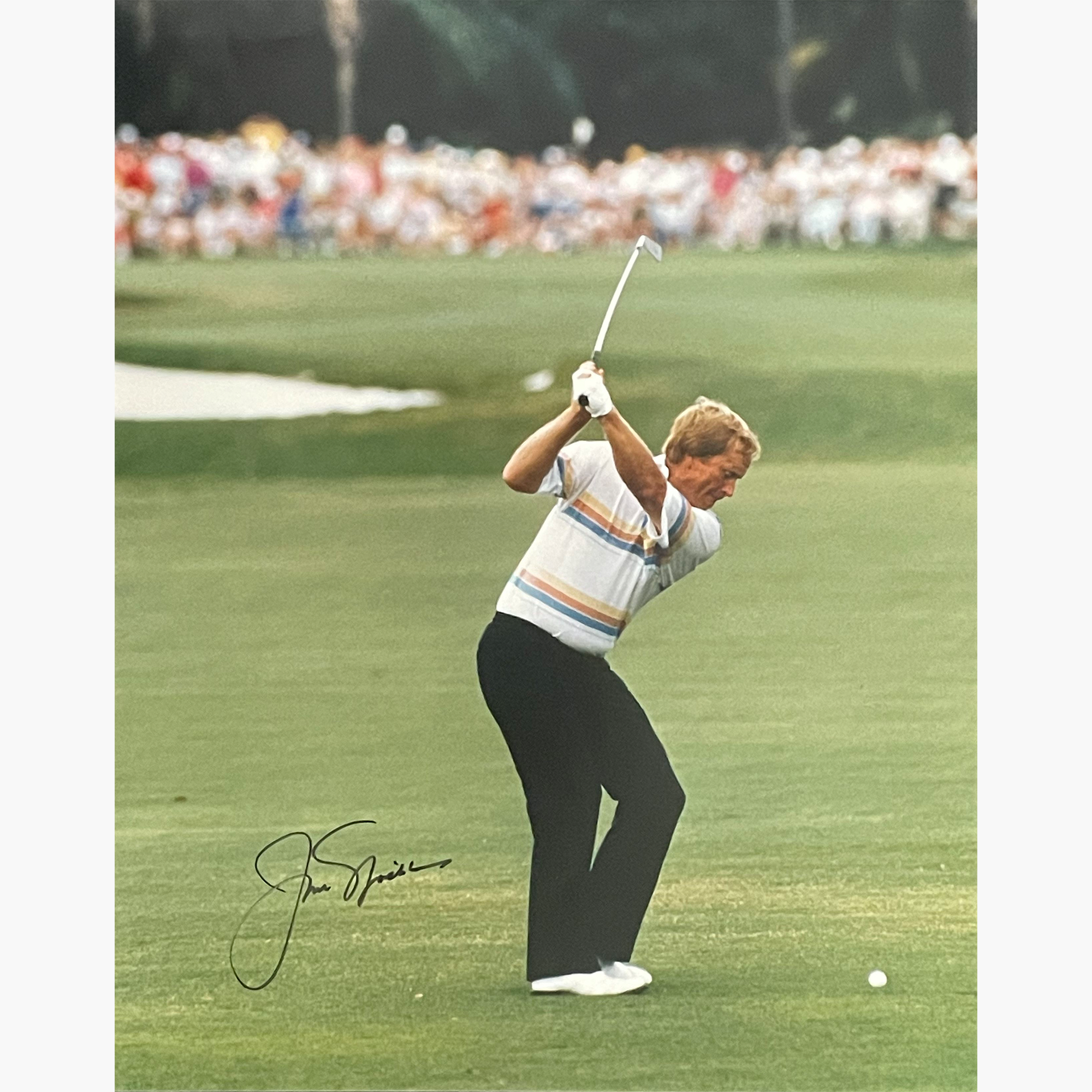 Jack Nicklaus - Signed 25cm x 20cm Colour Action Photo