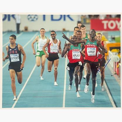 Asbel Kiprop – Signed 25.3cm x 20.1cm Colour Action Photo