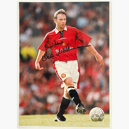 Brian McClair – Signed 25cm x 18.5cm Colour Action Press Photo