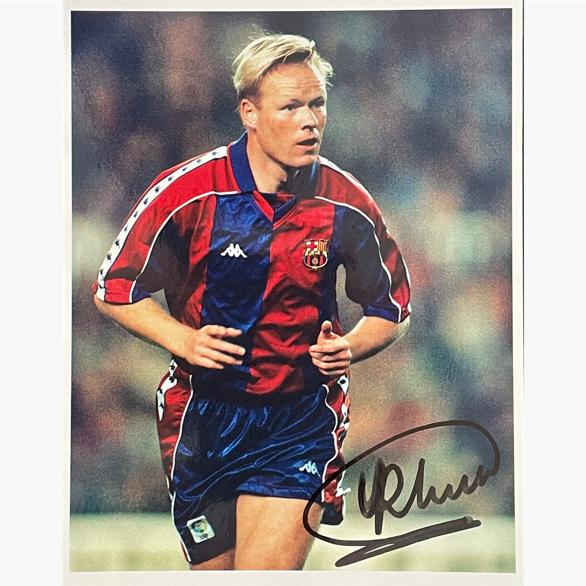 Ronald Koeman – Signed 25.5cm x 20cm Colour Action Photo