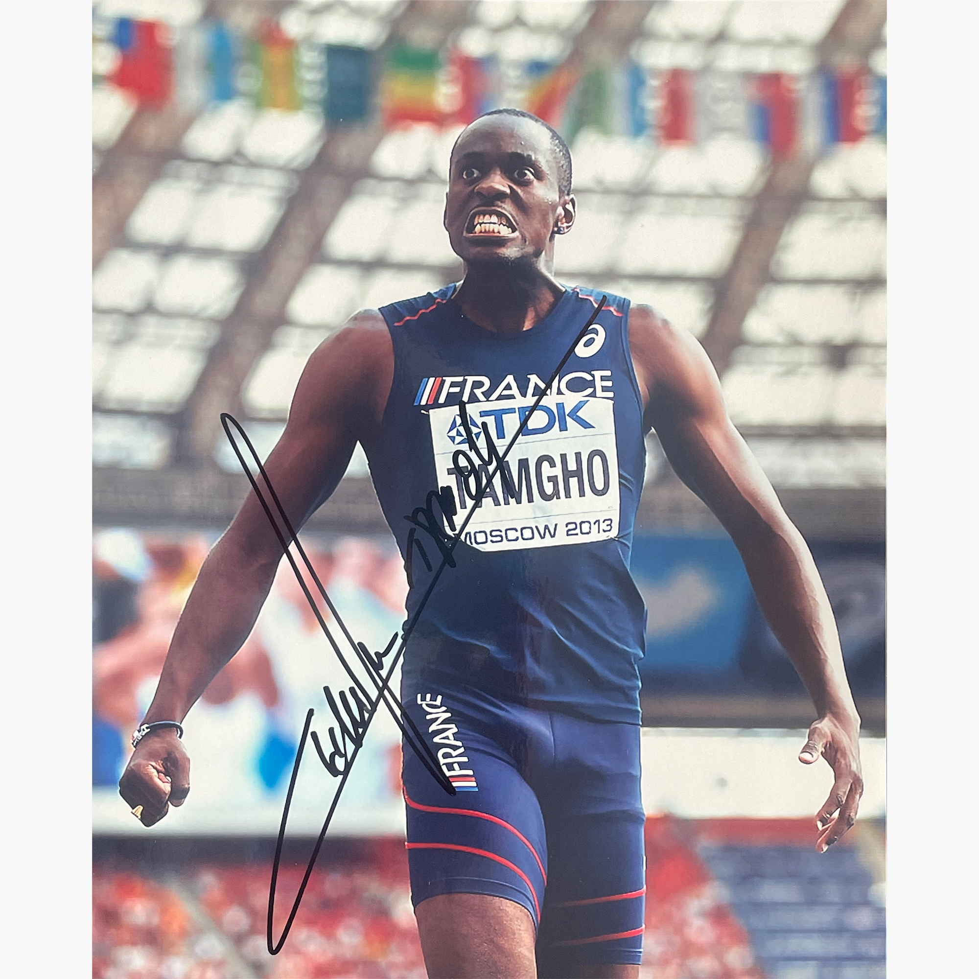 Teddy Tamgho – Signed 24.8cm x 20.2cm Colour Photo