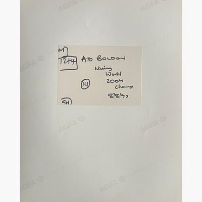 Ato Boldon – Signed 25.5cm x 20.5cm Colour Action Press Photo