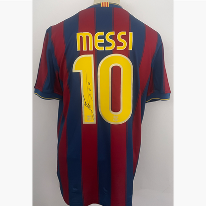 Lionel Messi - Signed  2009/2010 Barcelona Shirt