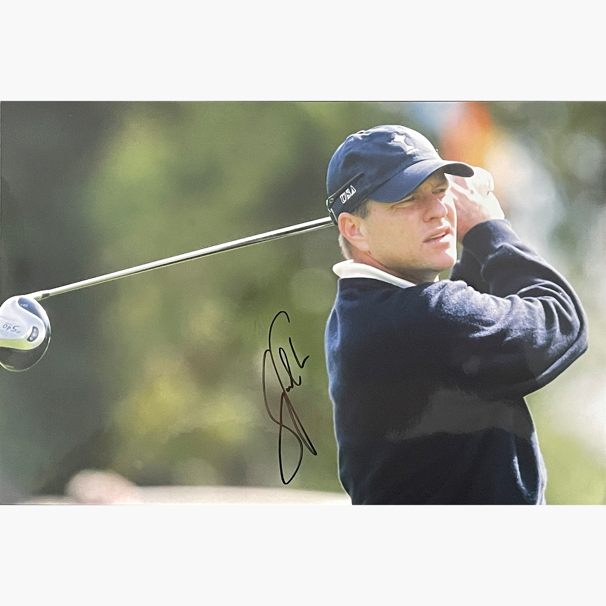 Scott Verplank - Signed 30cm x 20cm Colour Action Photo