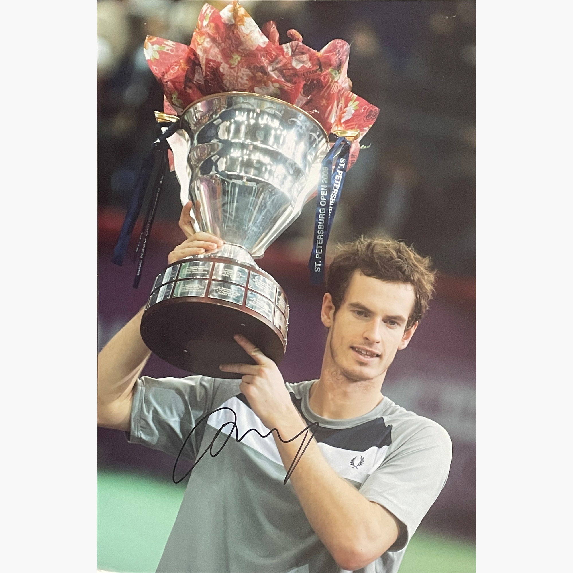 Andy Murray – Signed 30.5cm x 20.5cm Colour Photo