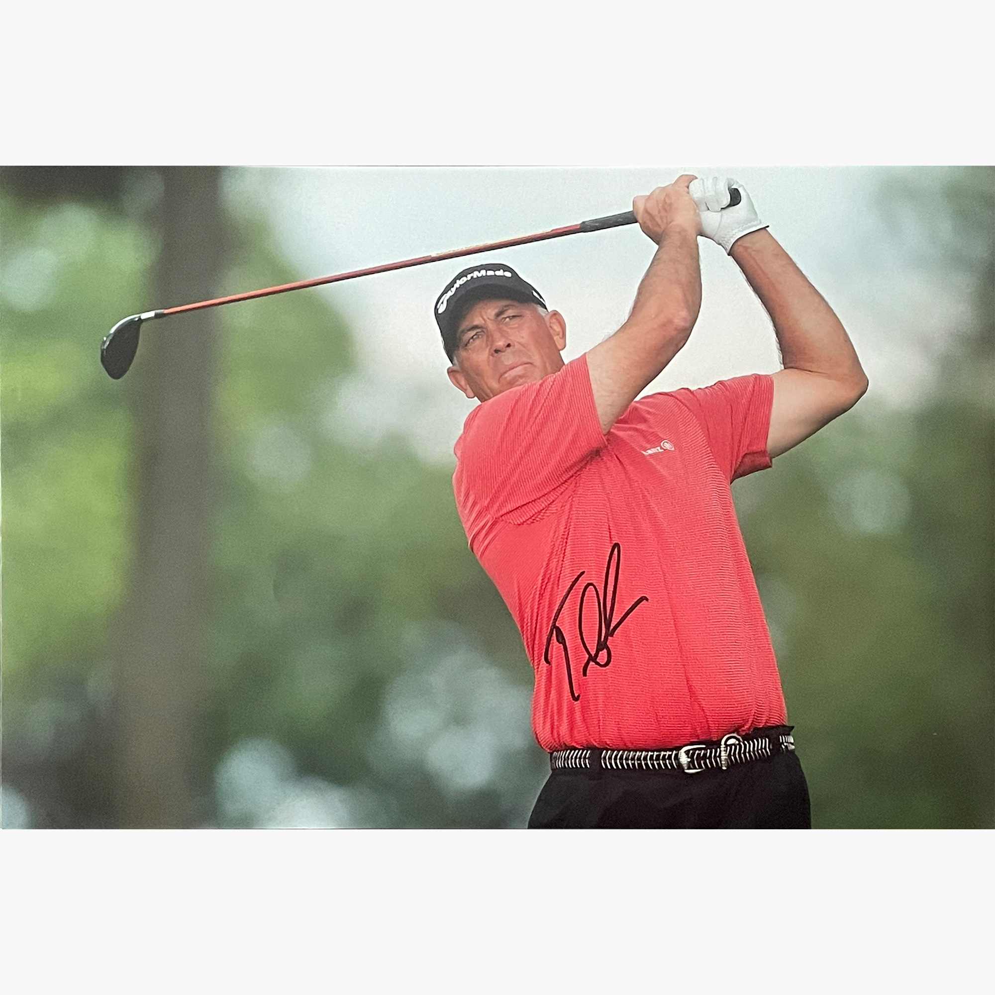 Tom Lehman - Signed 30cm x 20cm Colour Action Photo