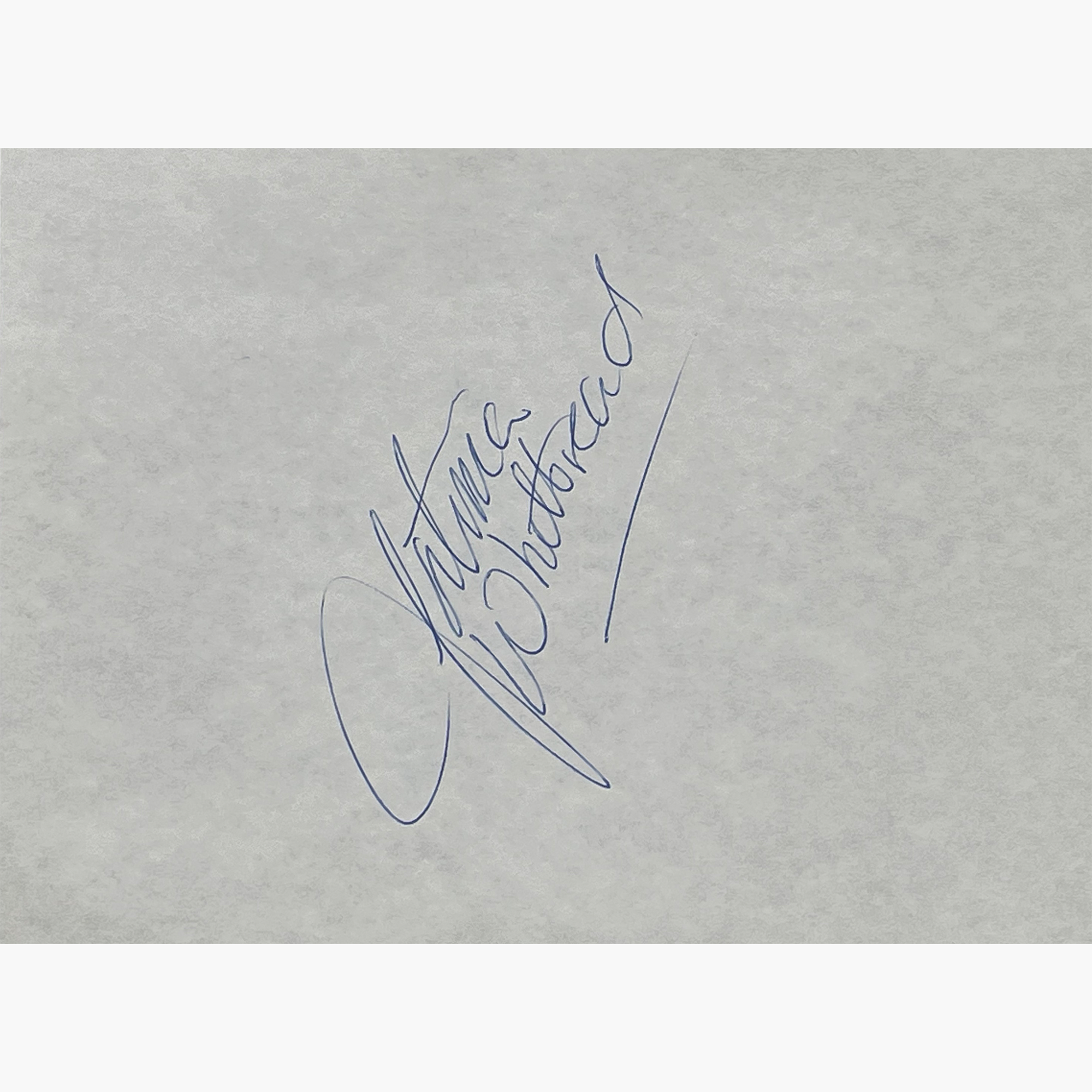 Fatima Whitbread – Signed 15cm x 15cm Slip Of Paper