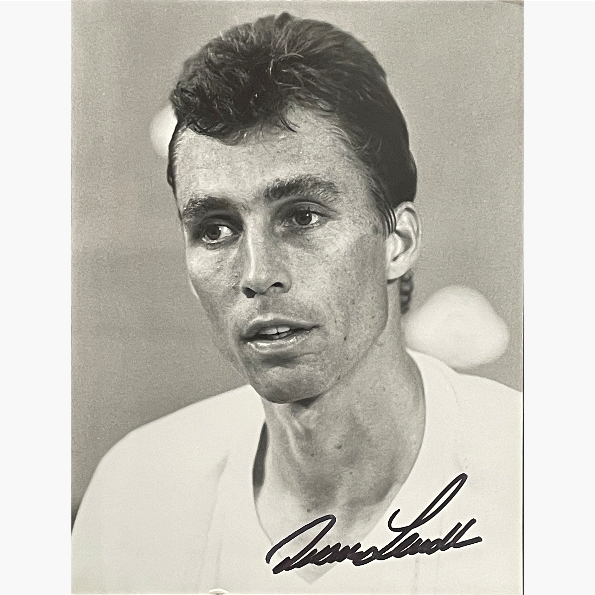 Ivan Lendl - Signed 21.7cm x 16.6cm Black & White Photo