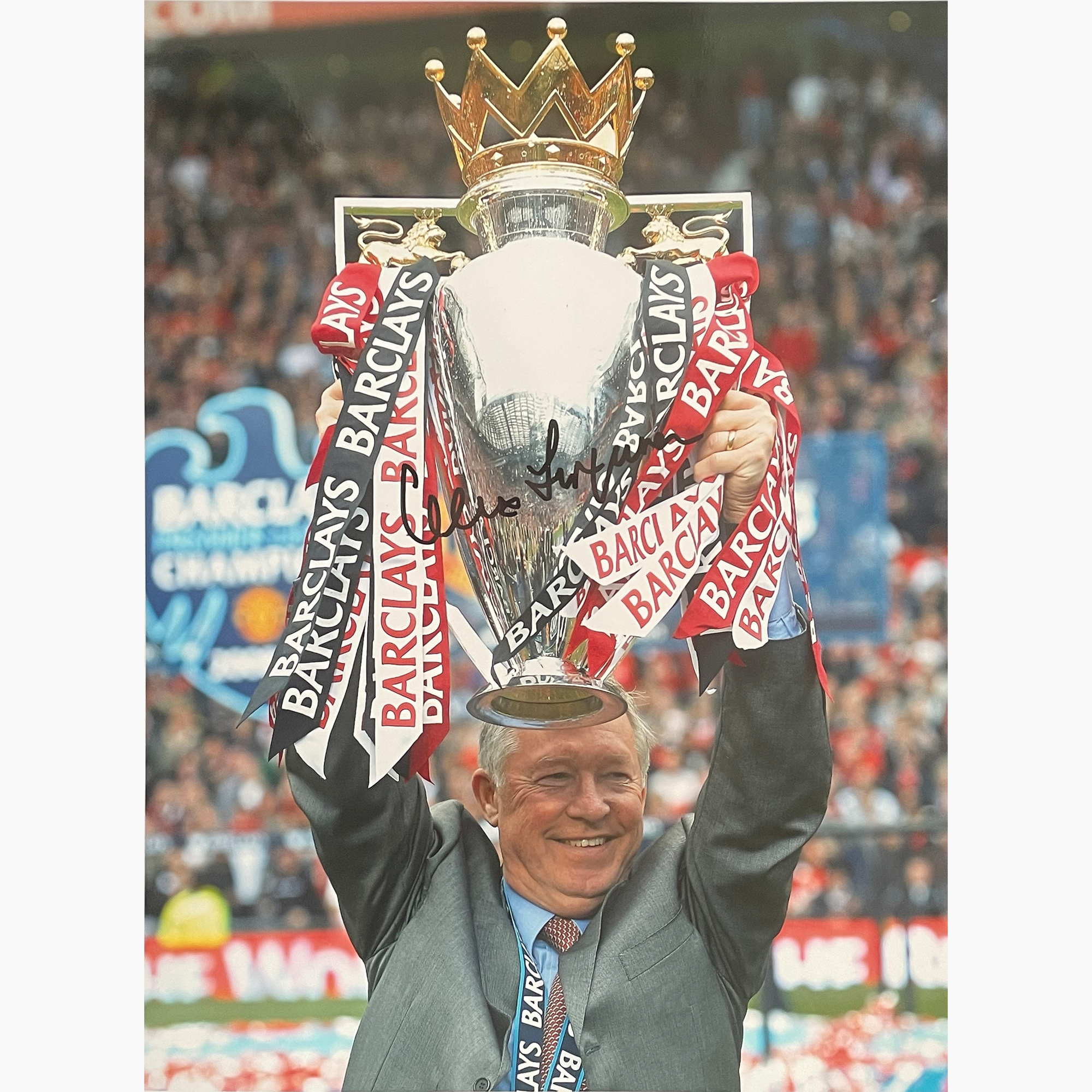 Alex Ferguson – Signed 40.8cm x 30.5cm Colour Photo