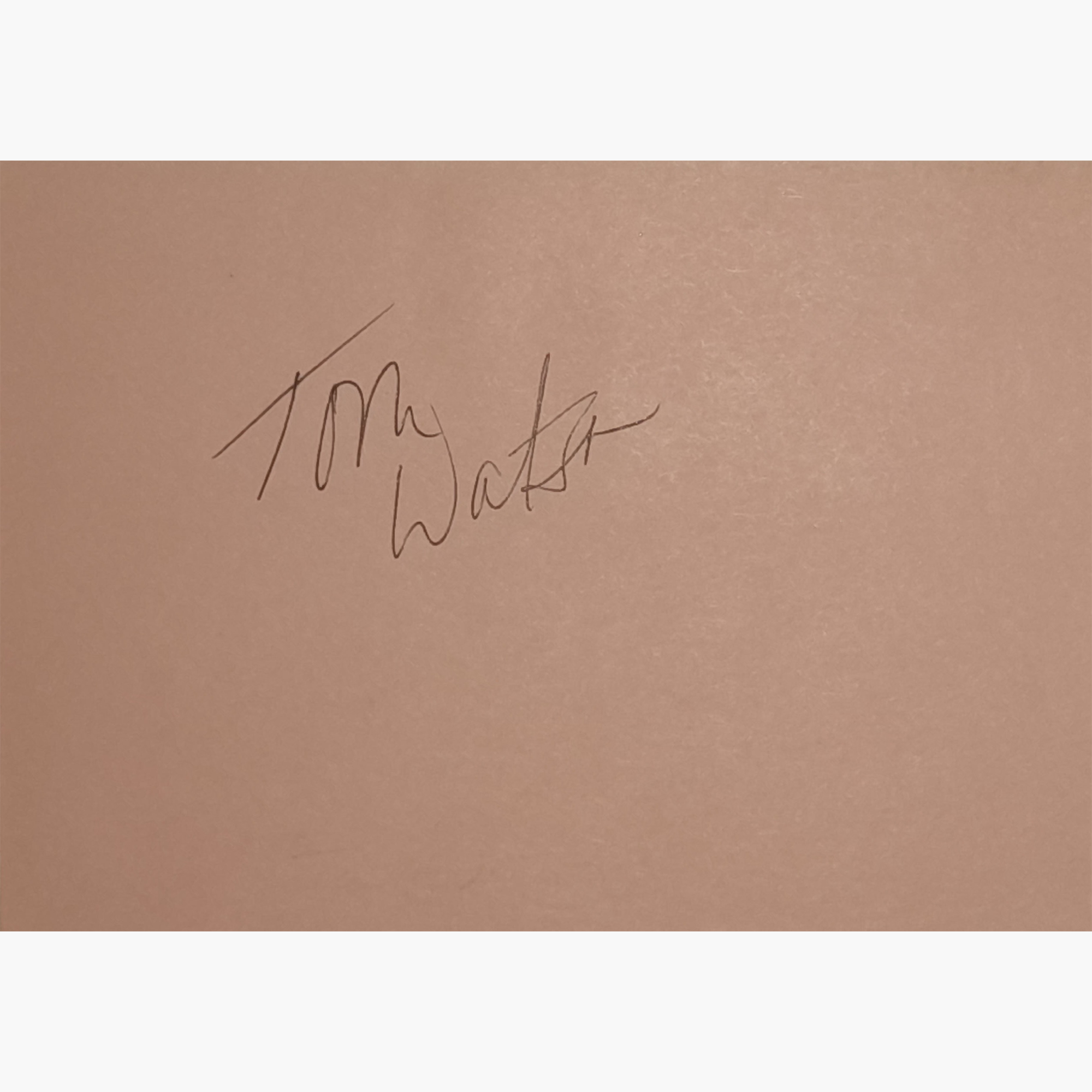Tom Watson – Signed 13cm x 9.3cm Slip Of Paper