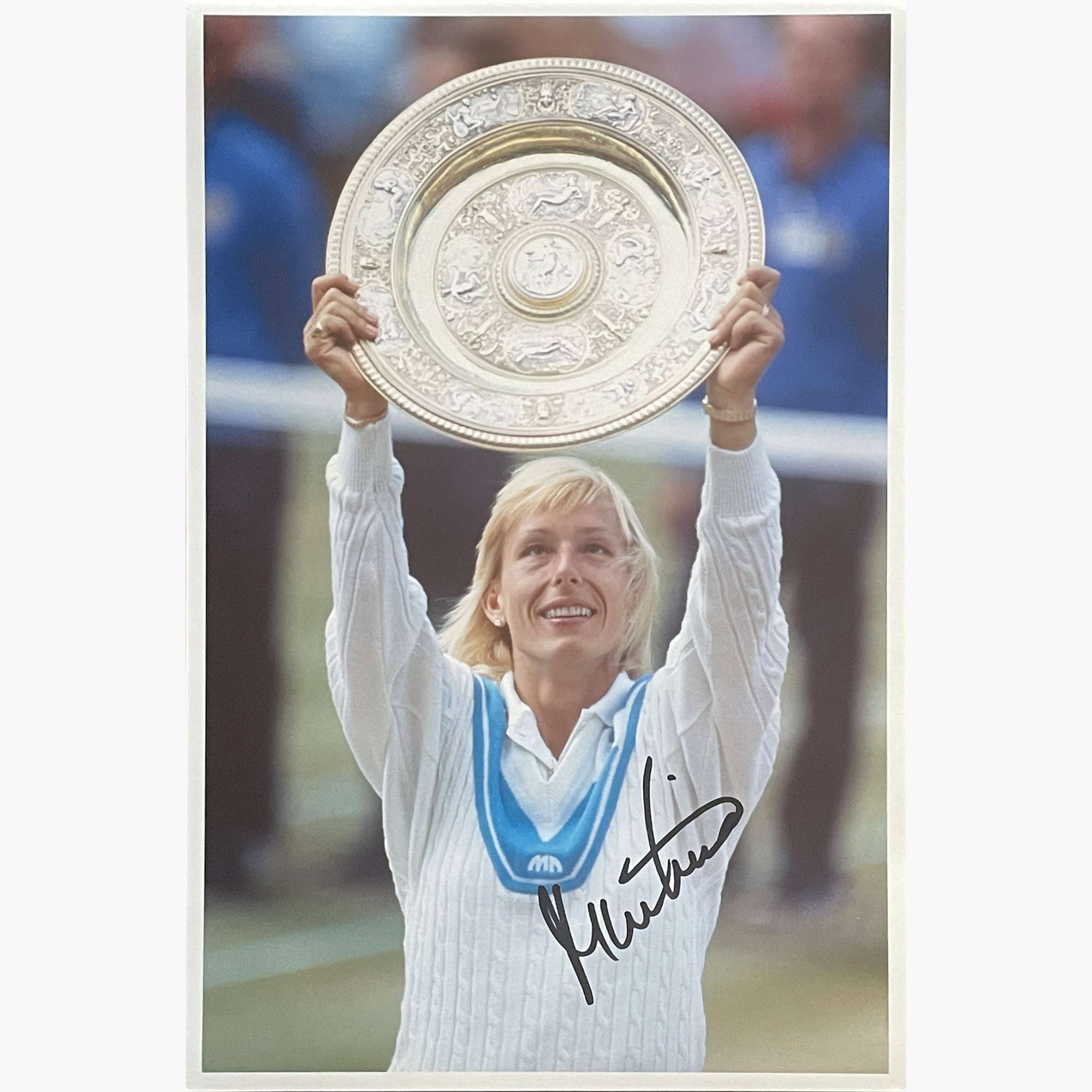 Martina Navratilova – Signed 30.5cm x 20.5cm Colour Photo