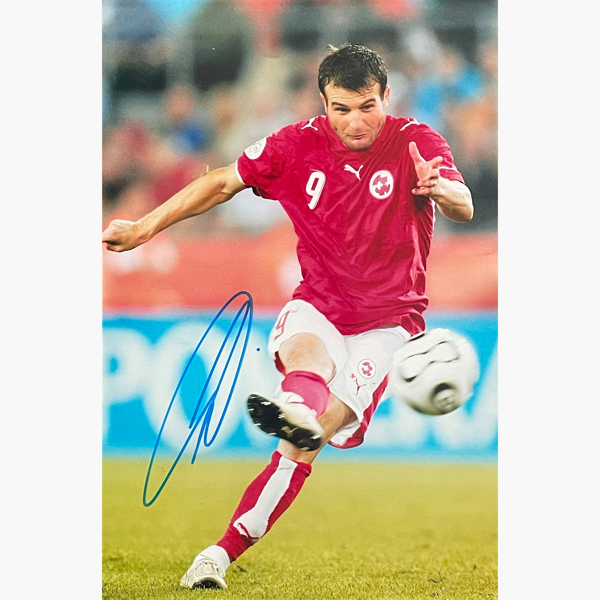 Alexander Frei – Signed 30cm x 20cm Colour Action Photo