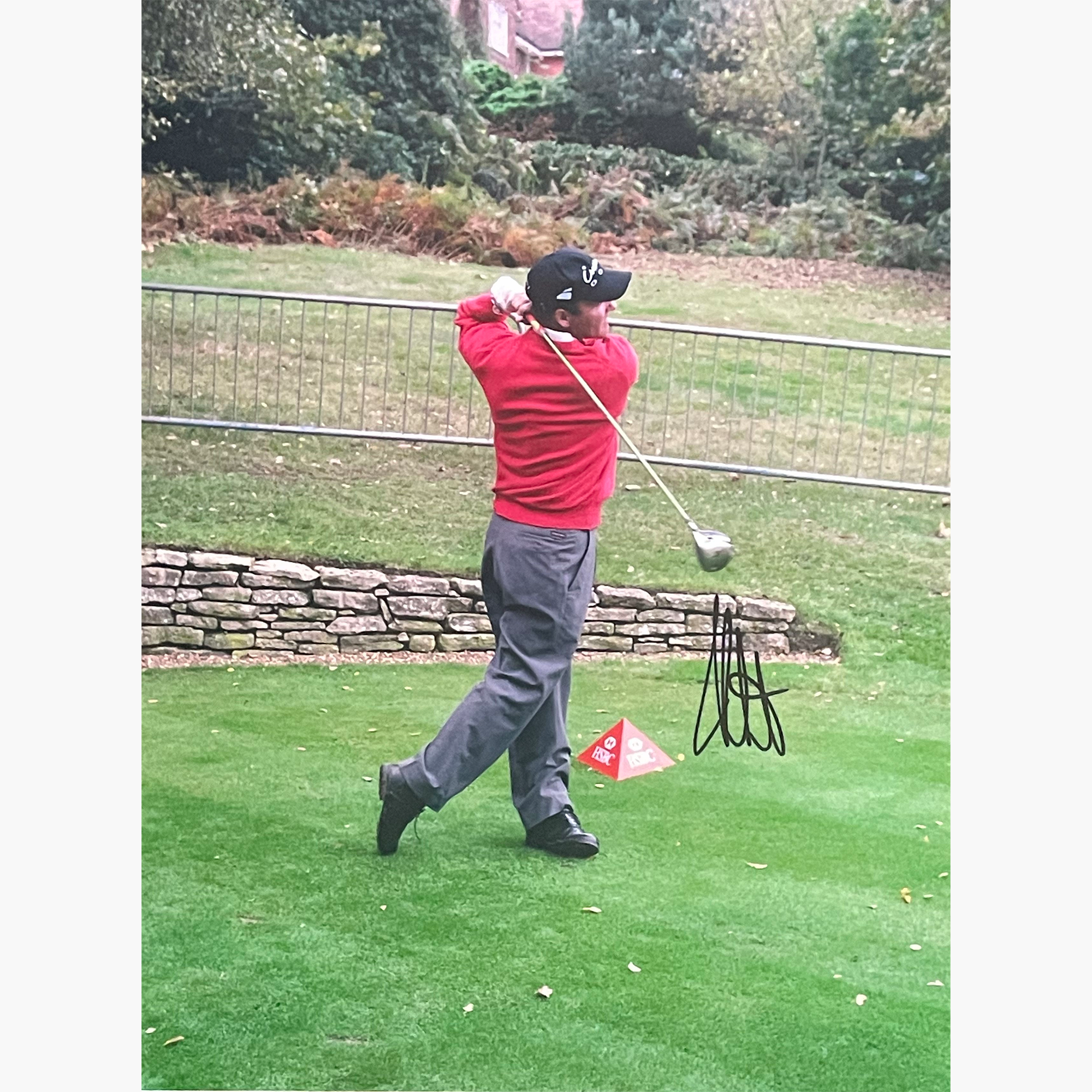 Thomas Levet - Signed 27cm x 20cm Colour Action Photo