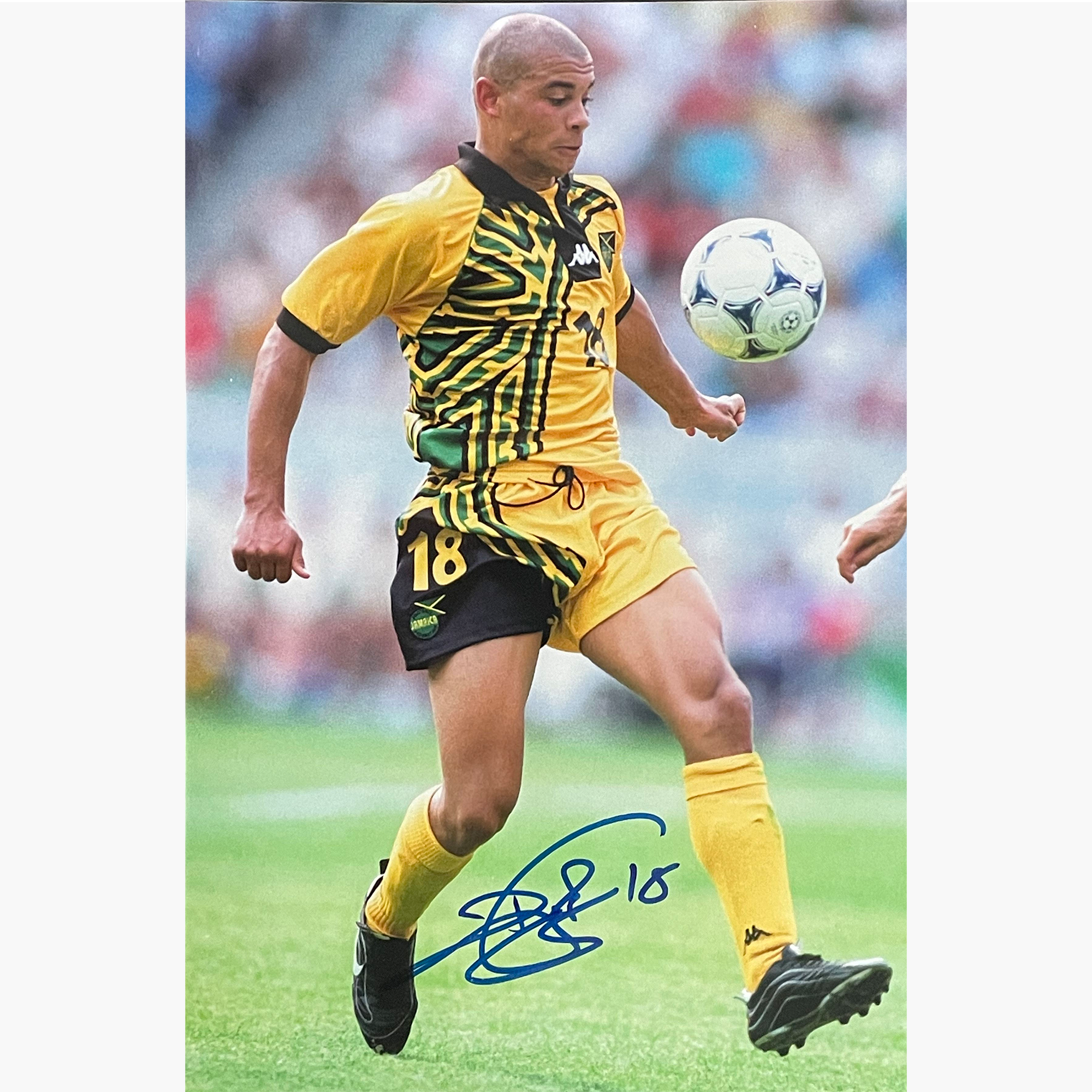 Deon Burton – Signed 30cm x 20cm Colour Action Photo