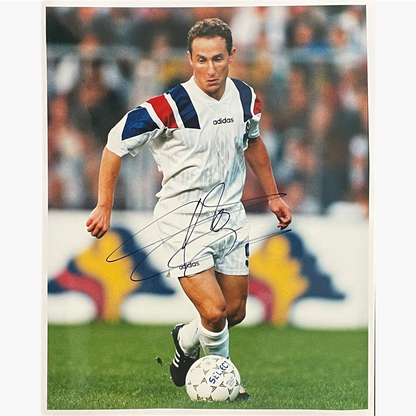 Jean Pierre Papin – Signed 25.5cm x 20cm Colour Action Press Photo