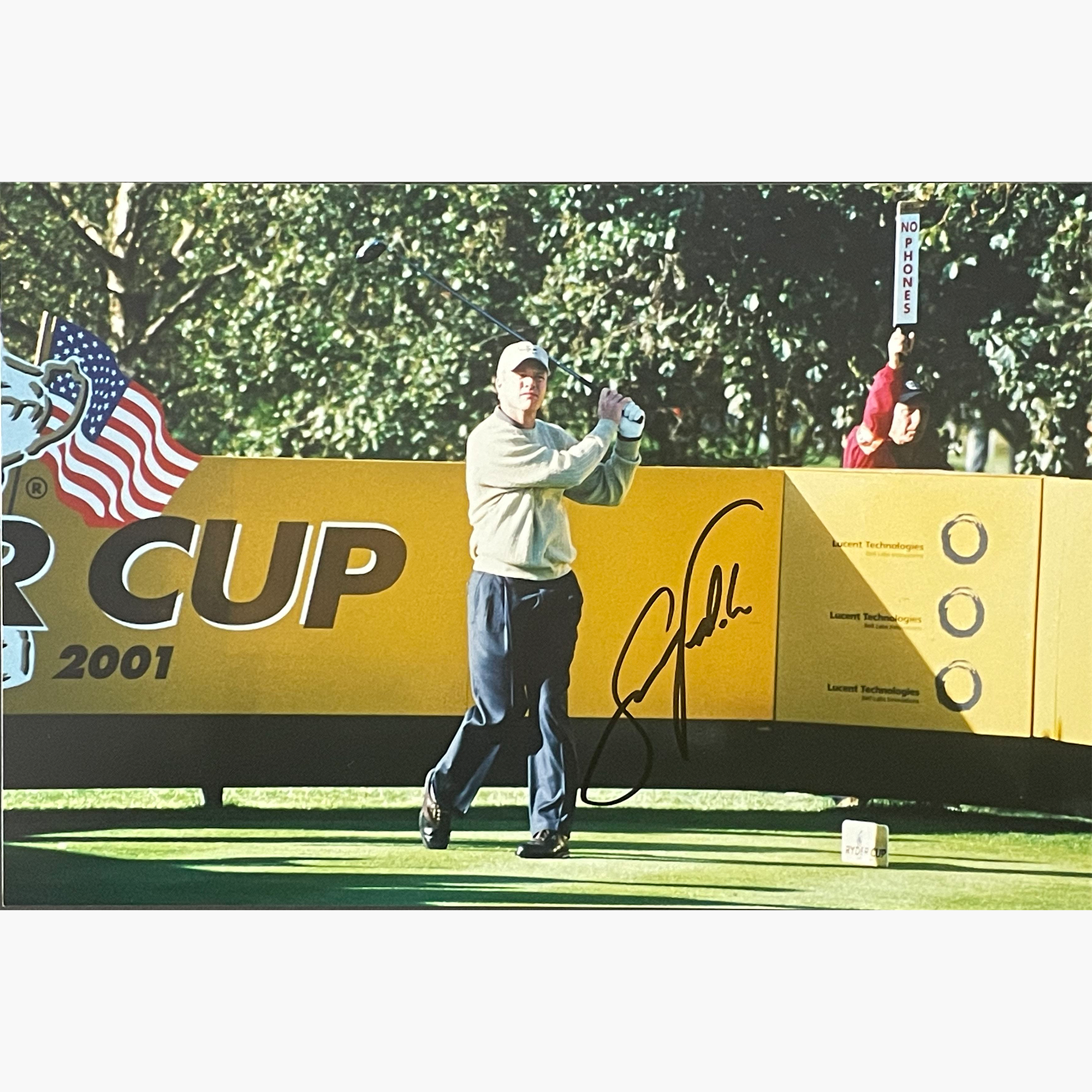 Scott Verplank - Signed 23cm x 15.5cm Colour Action Photo