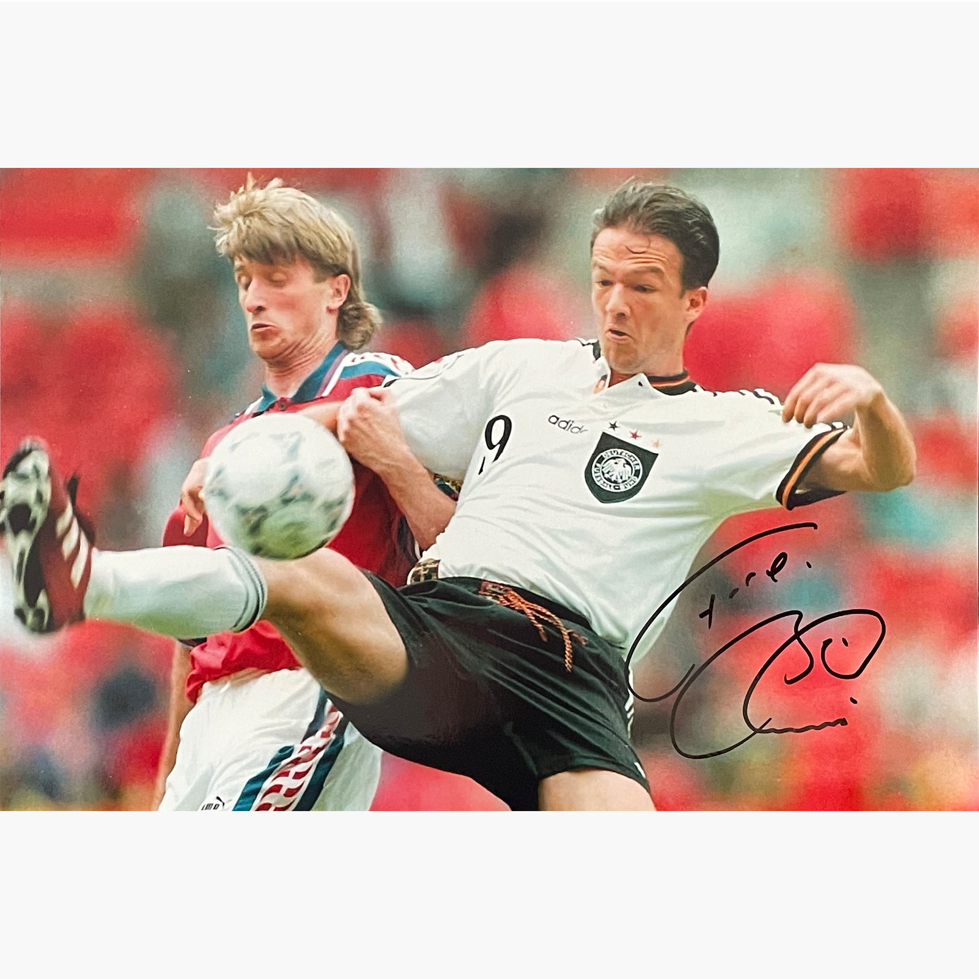 Fredi Bobic – Signed 30cm x 20cm Colour Action Photo