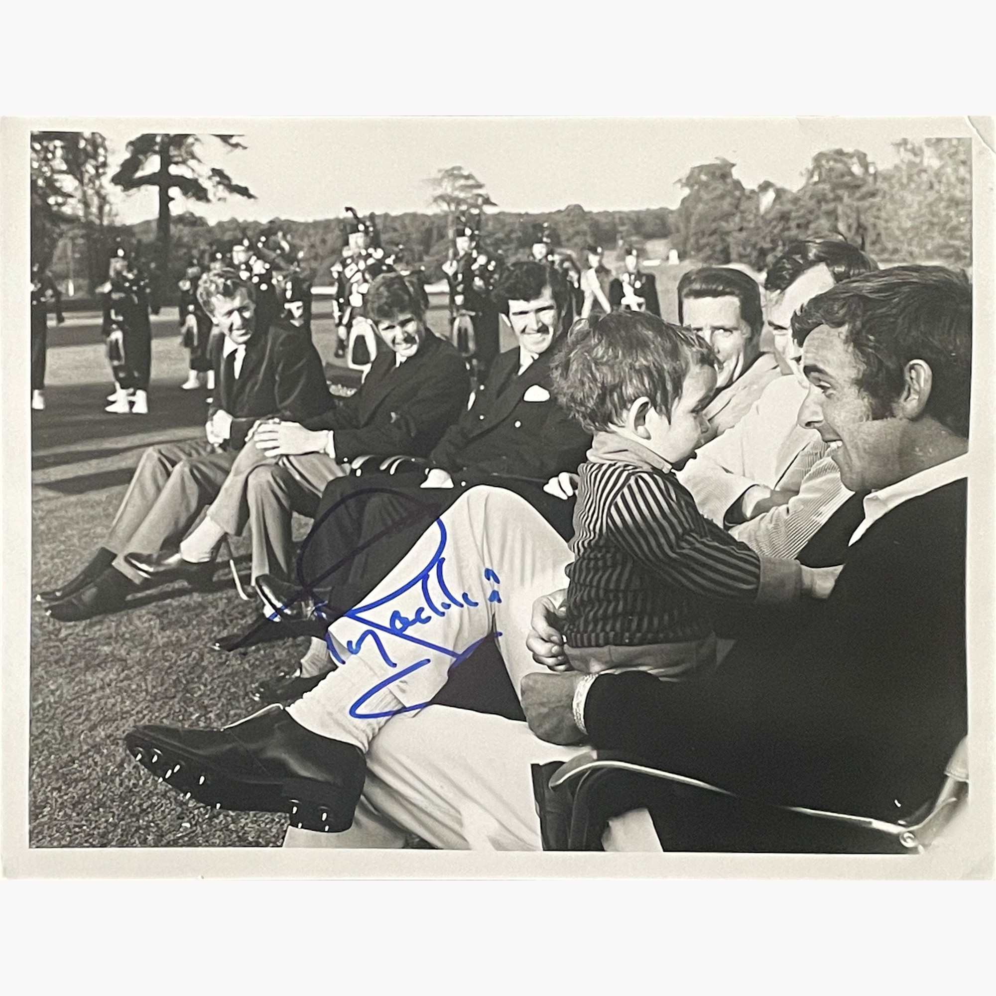 Tony Jacklin – Signed 21.5cm x 16.5cm Black & White Press Photo